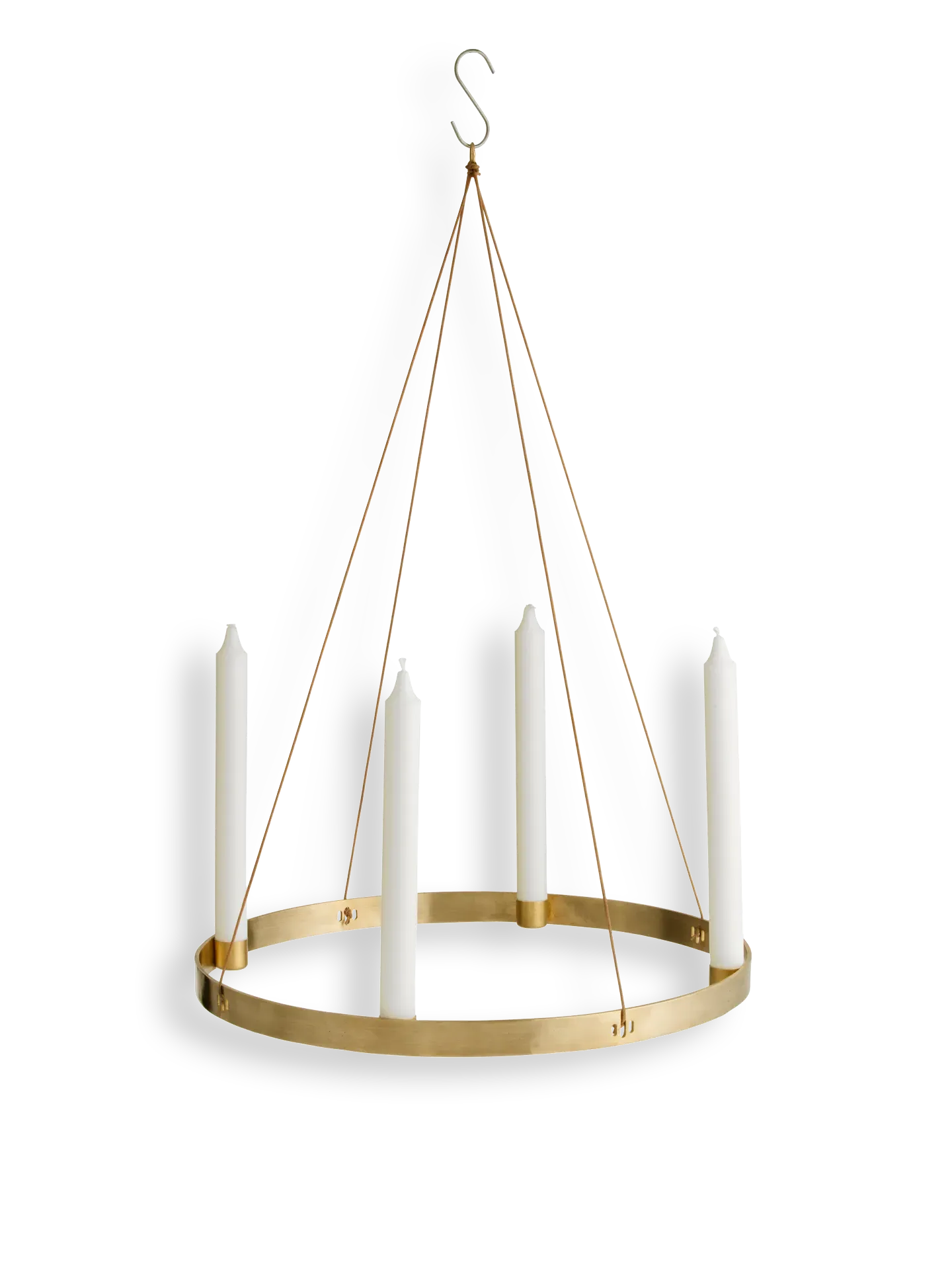 Circle Large Candle Holder - Brass