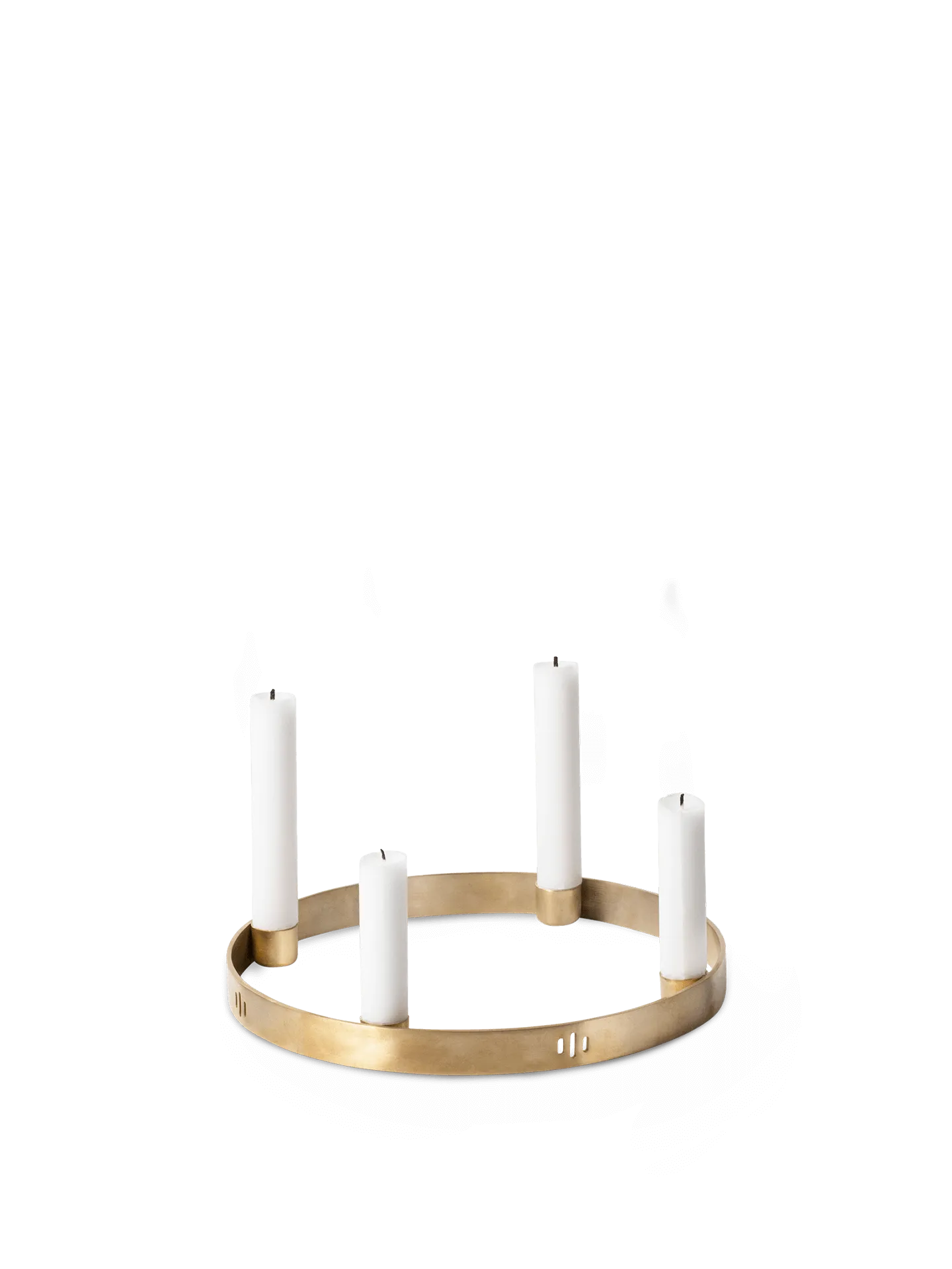 Circle Small Candle Holder - Brass image