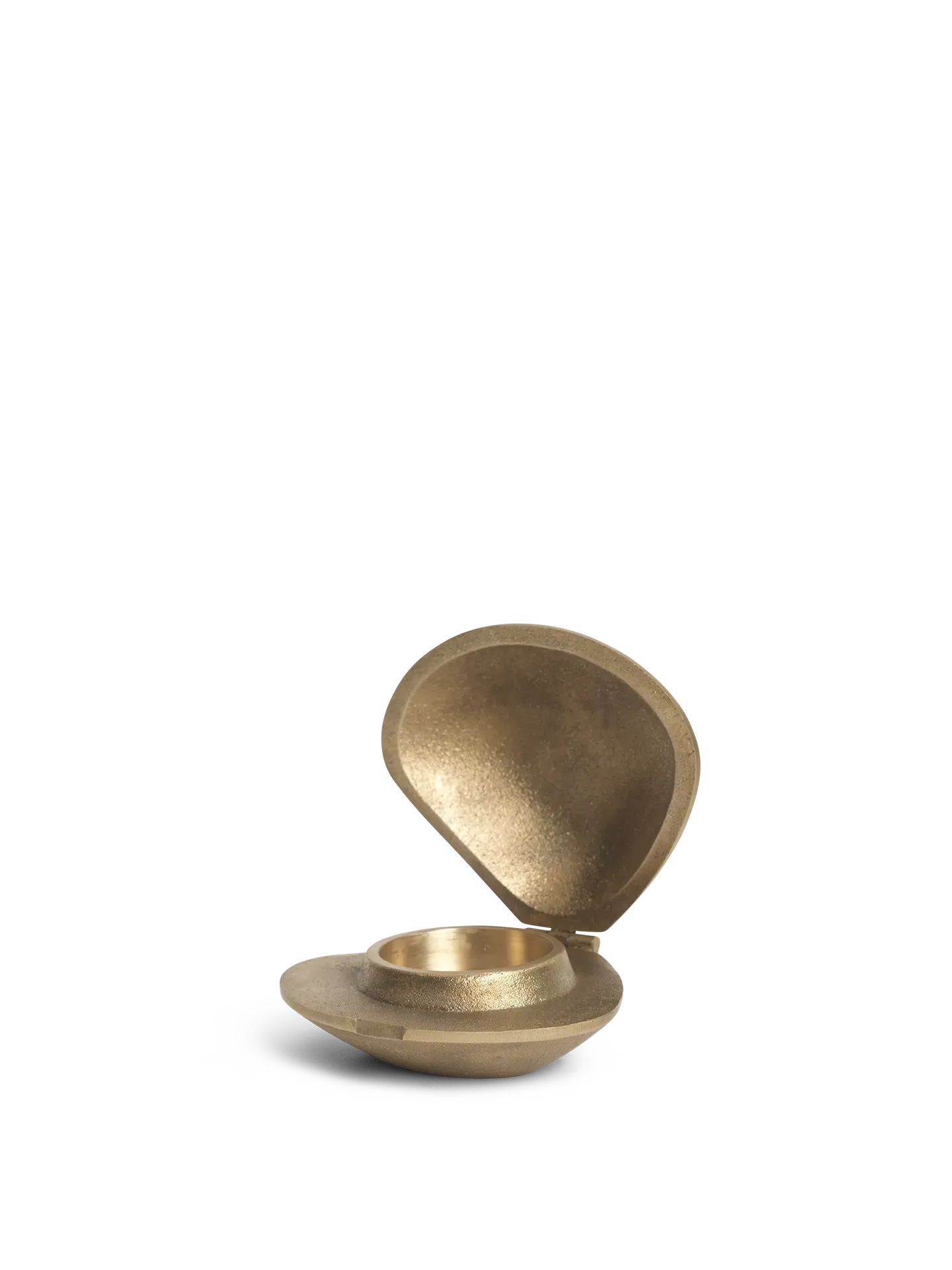 Clam Candle Holder - Brass
