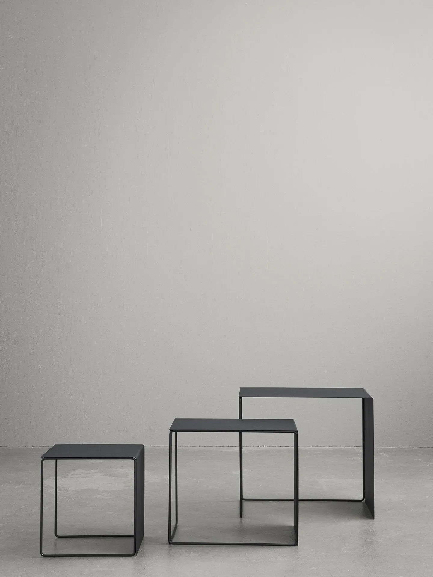 Cluster Tables Set of 3 - Black