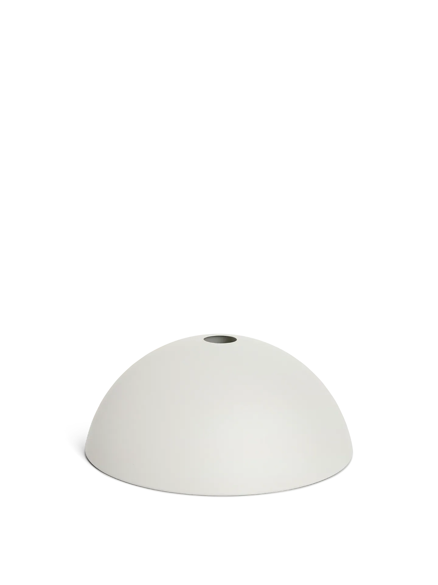Collect Lighting Dome Pendant Shade - White, Metal image