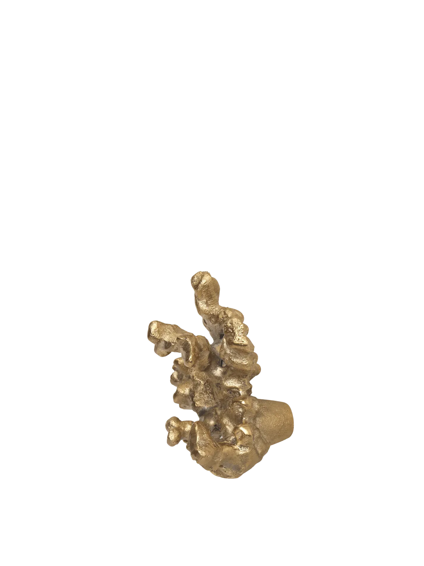 Comber Coral Branch Hook - Brass