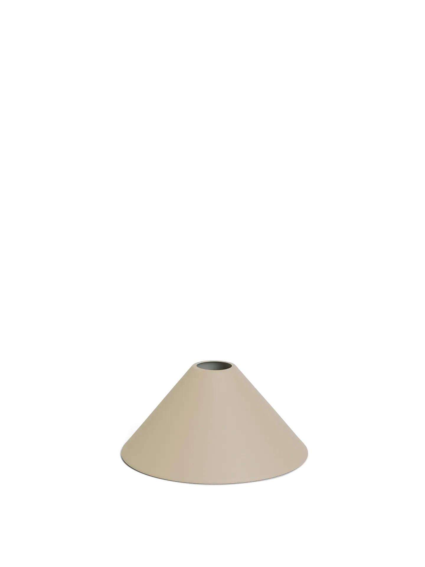 Cone Lampshade - Cashmere, Metal