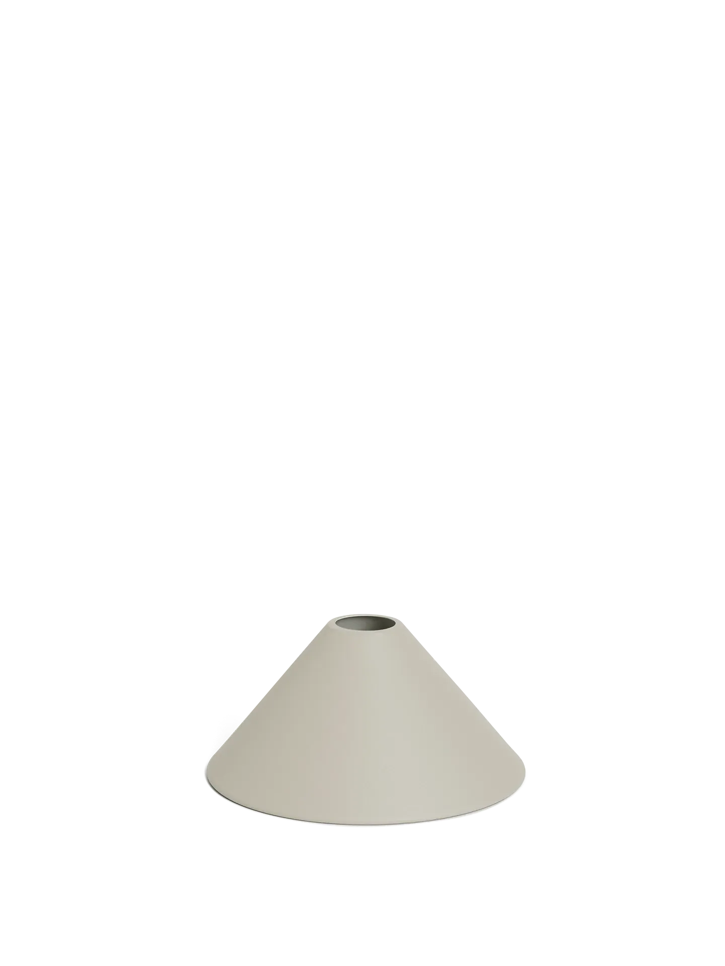 Cone Lampshade - Light Grey, Metal