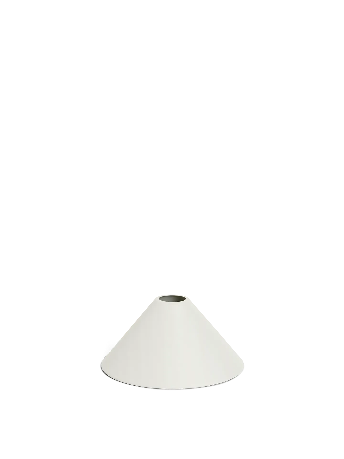 Cone Lampshade - White, Metal image