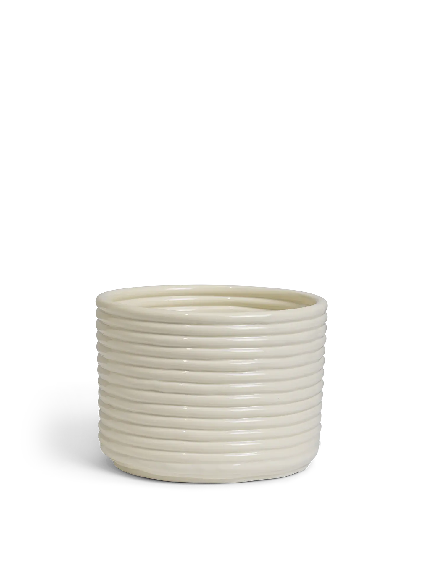 Corduroy Pot - Off-White, Ceramic