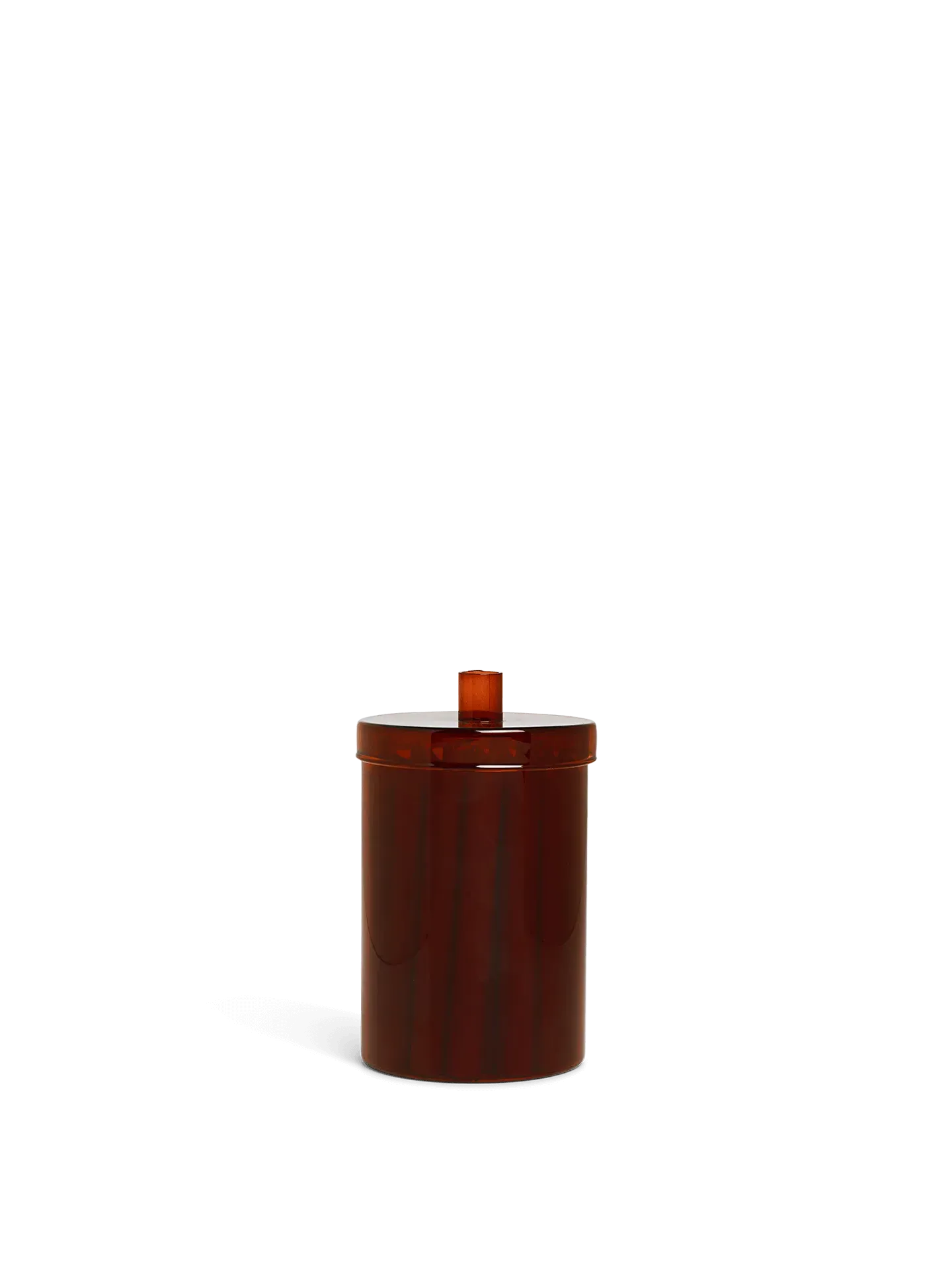 Countdown to Christmas Calendar Candle - Dark Red, Glass image