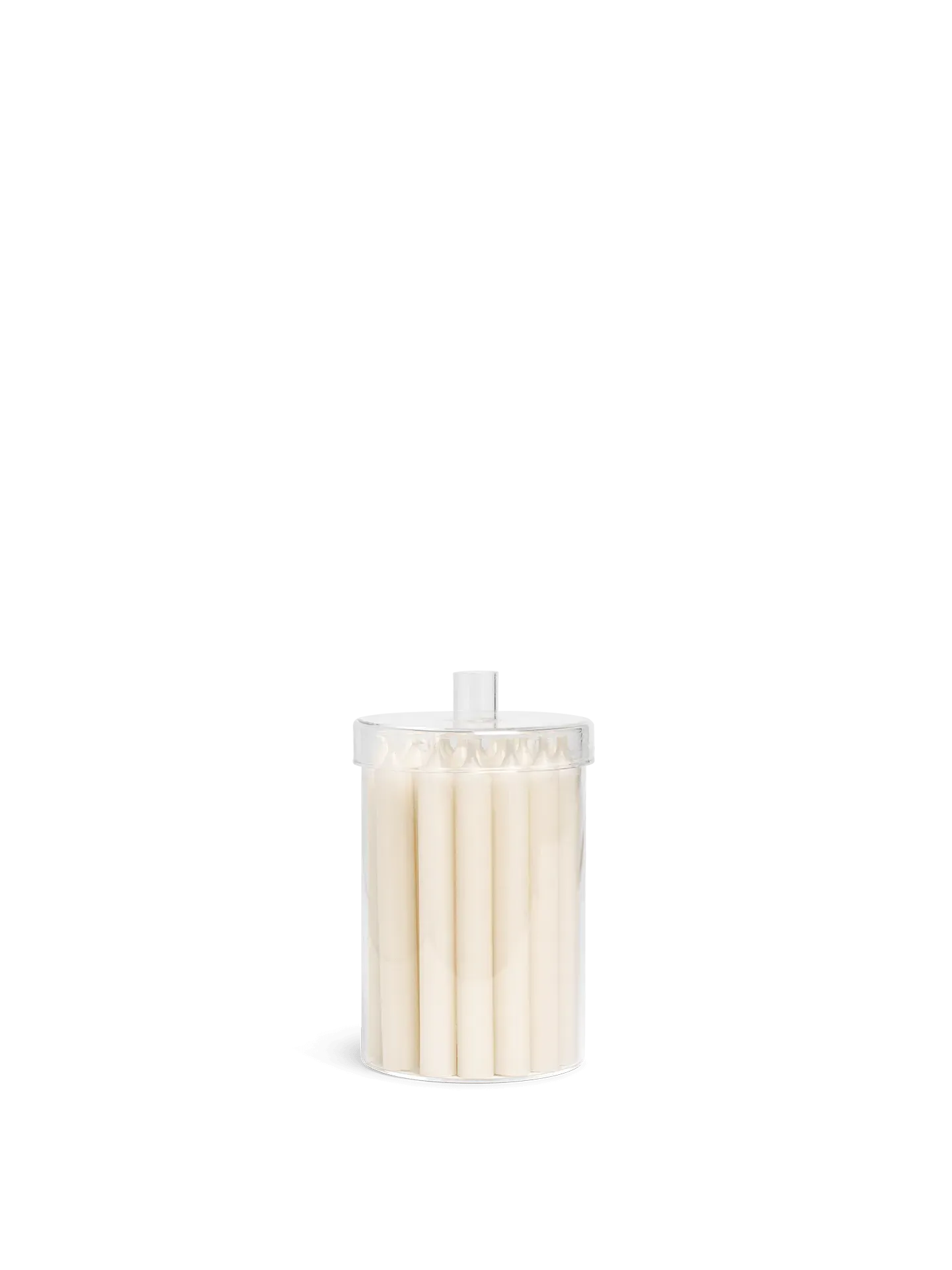 Countdown to Christmas Calendar Candle - Off-White, Glass