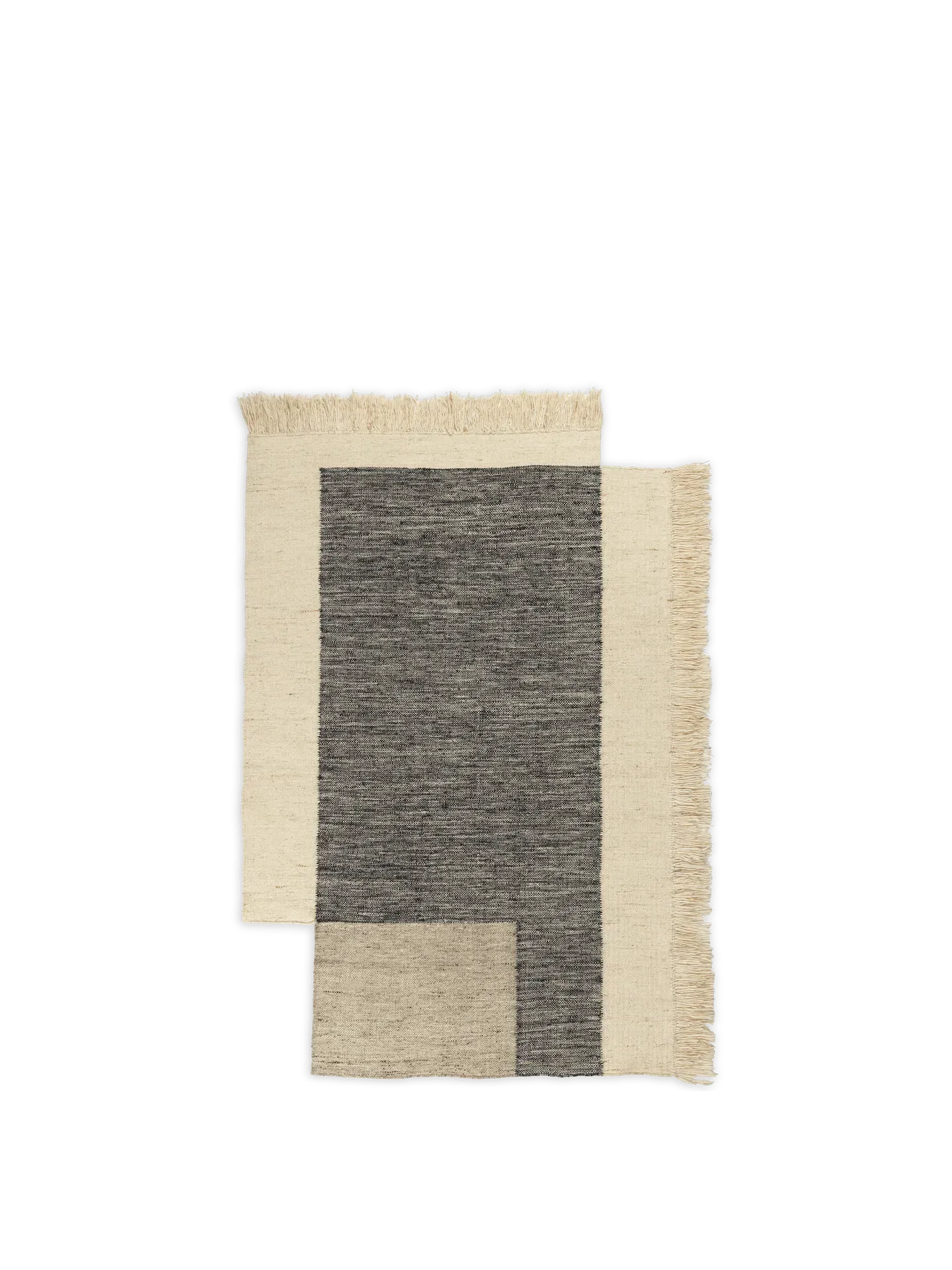 Counter Rug - Charcoal/Off-white, Wool image
