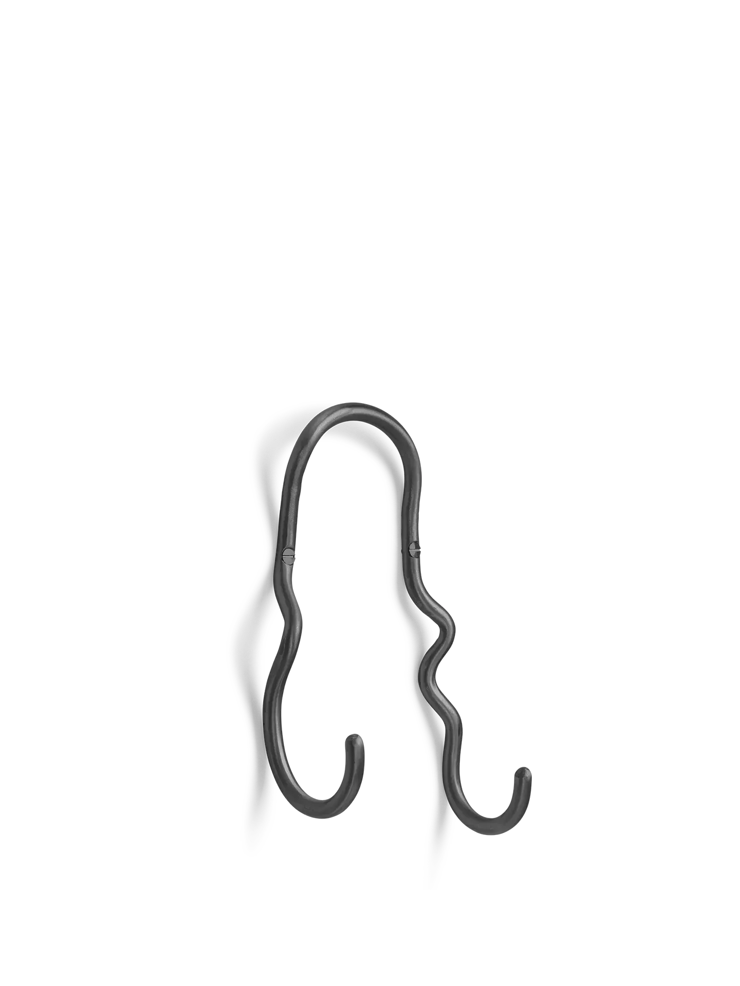 Curvature Double Hook - Black Brass image
