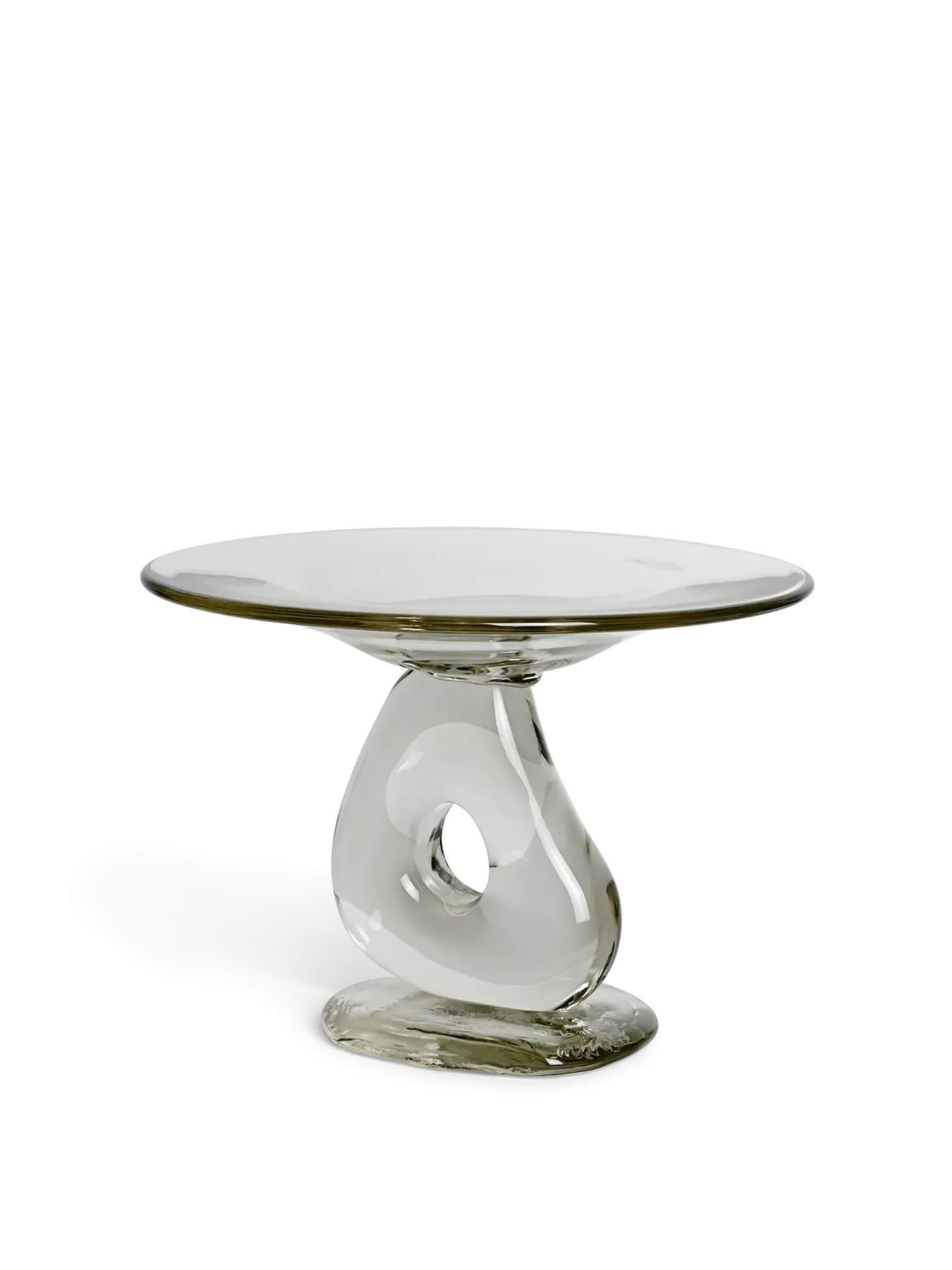 Damo Large Glass Centrepiece - Clear