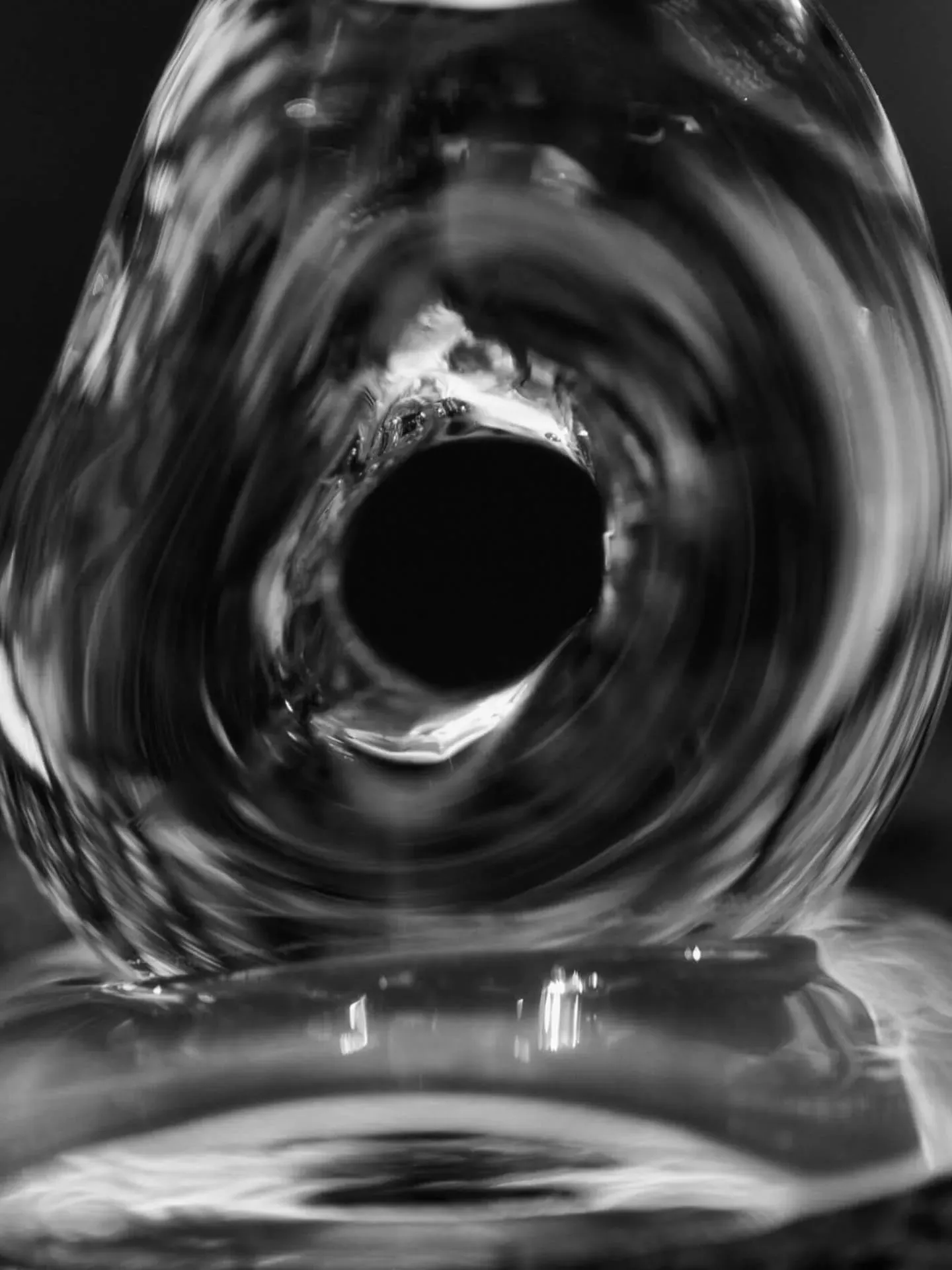 Damo Small Glass Centrepiece - Clear