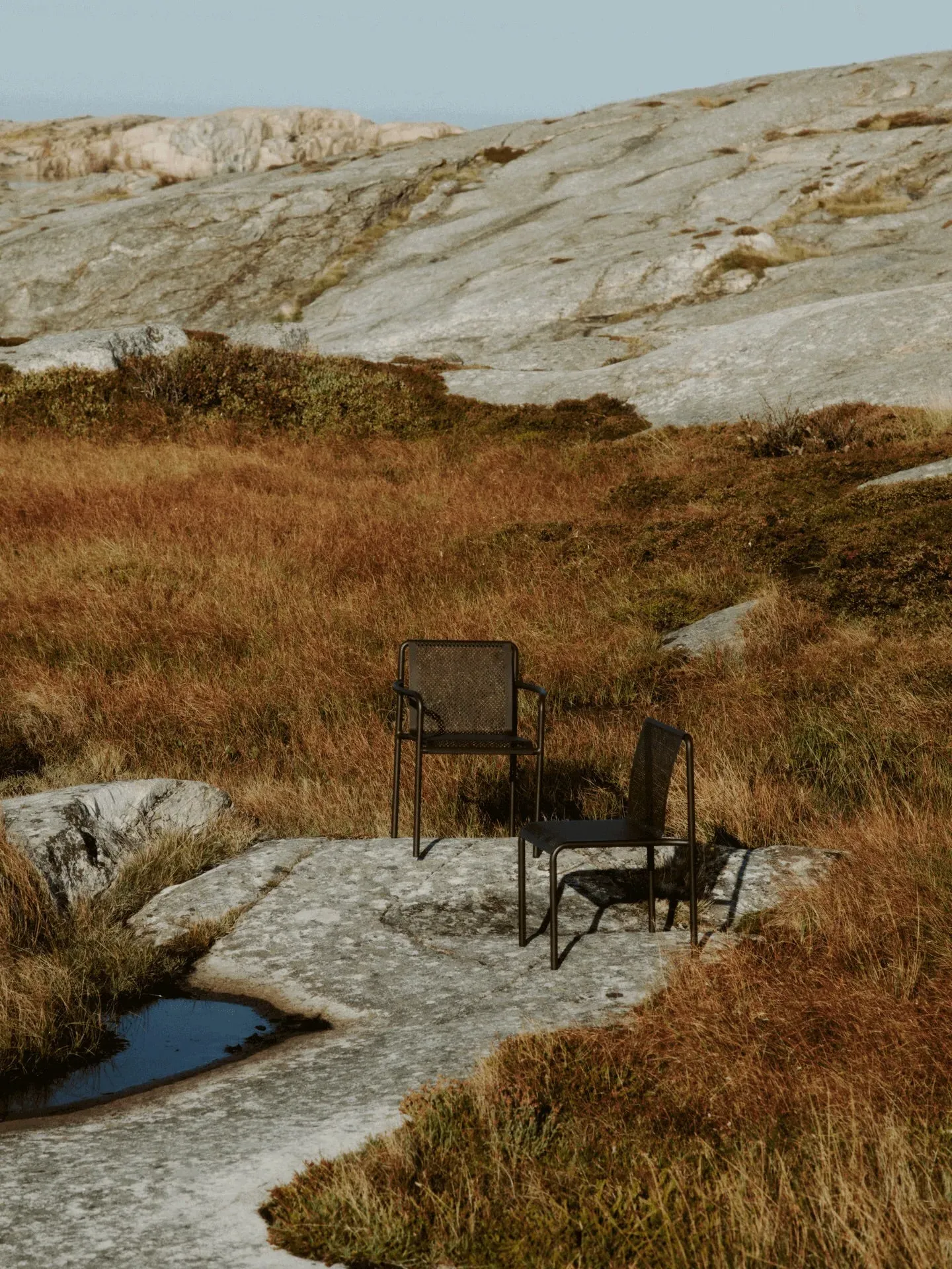 Dapple Chair - Dark Chocolate, Steel