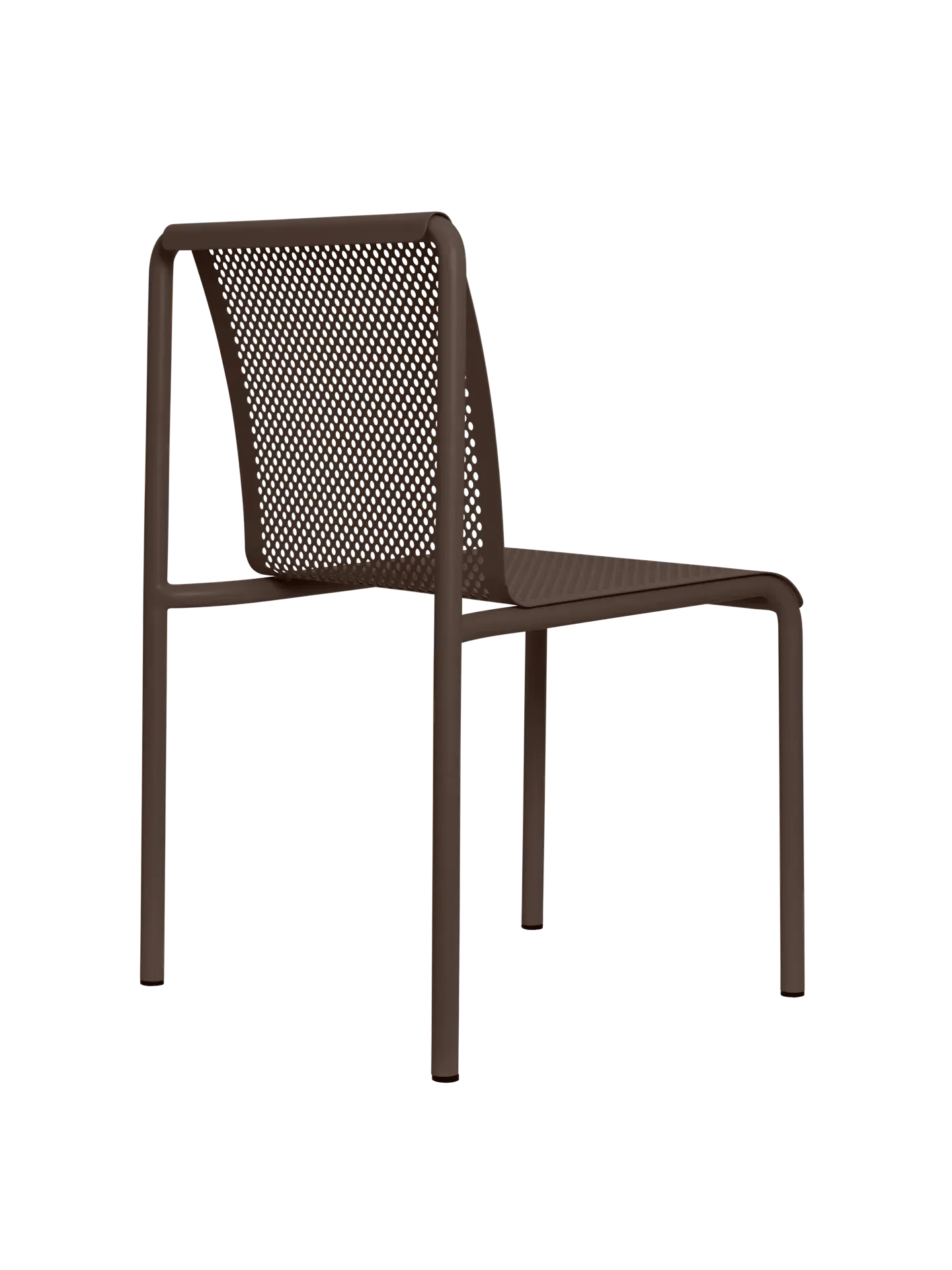Dapple Chair - Dark Chocolate, Steel