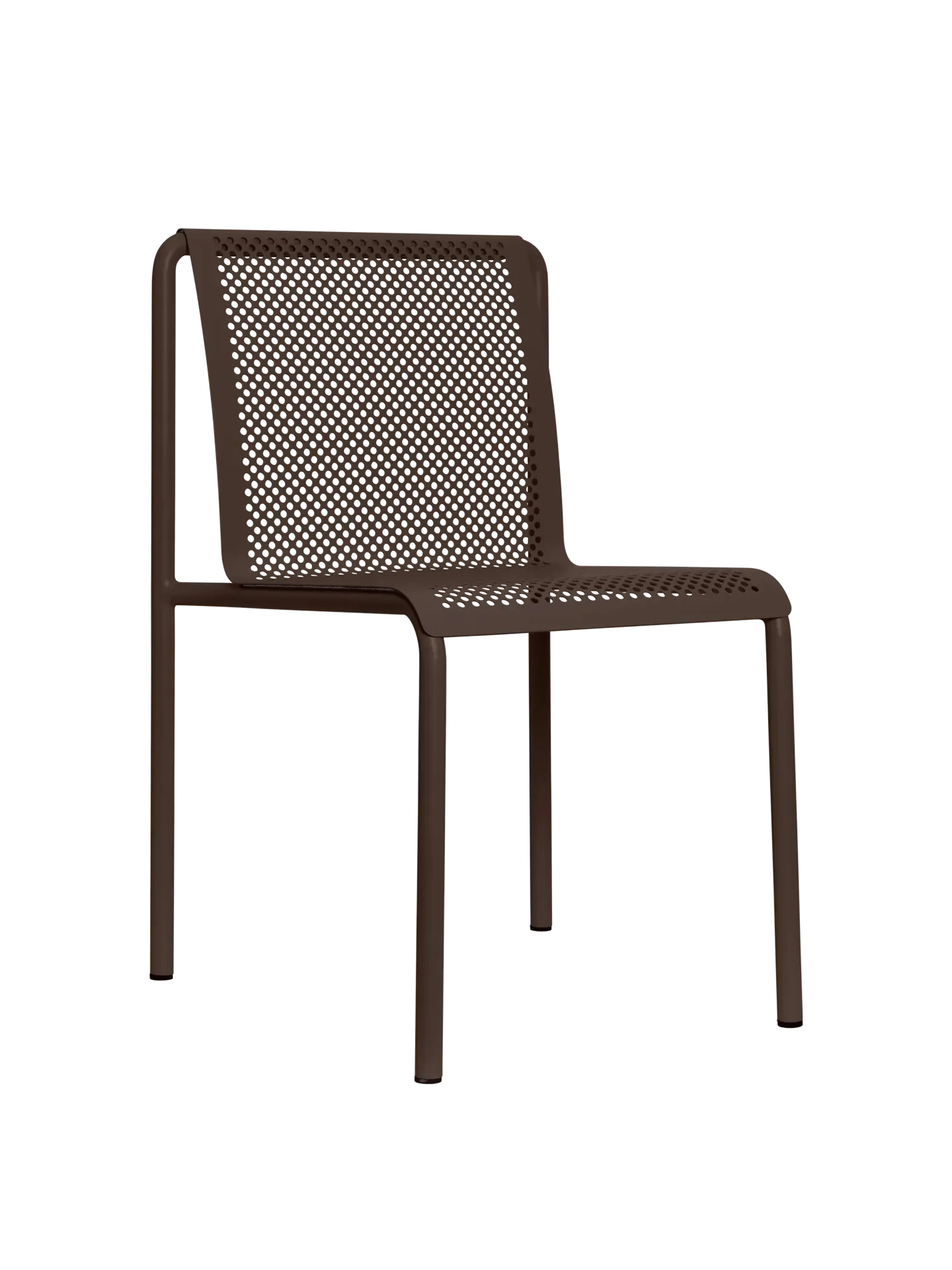 Dapple Chair - Dark Chocolate, Steel