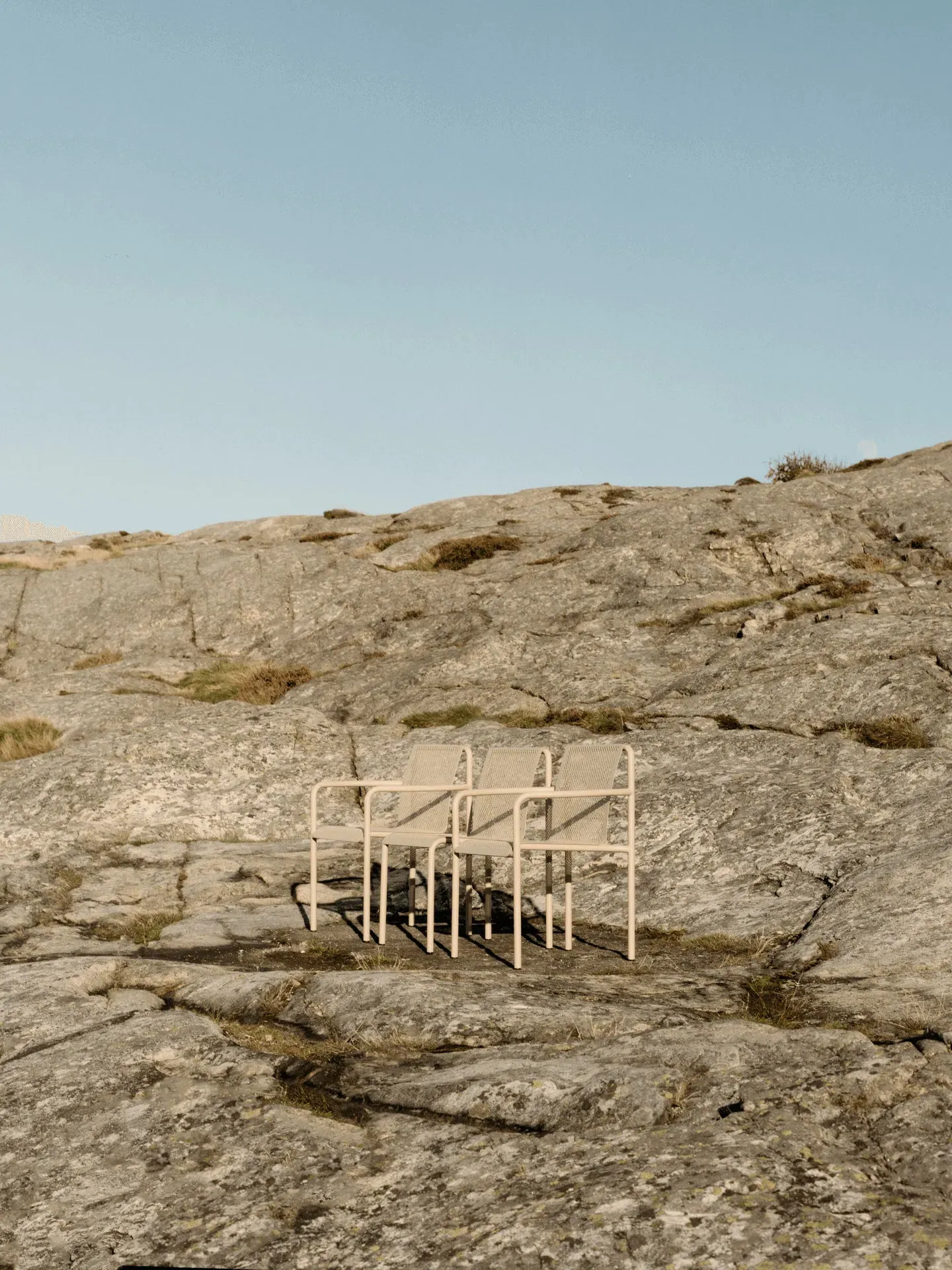 Dapple Chair with Arms - Cashmere, Steel