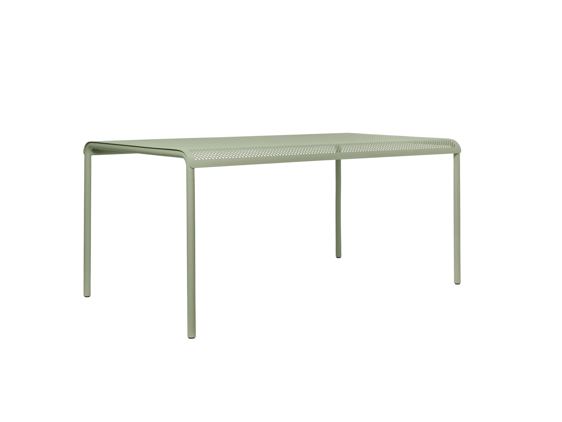 Dapple Large Dining Table - Tea Green, Steel