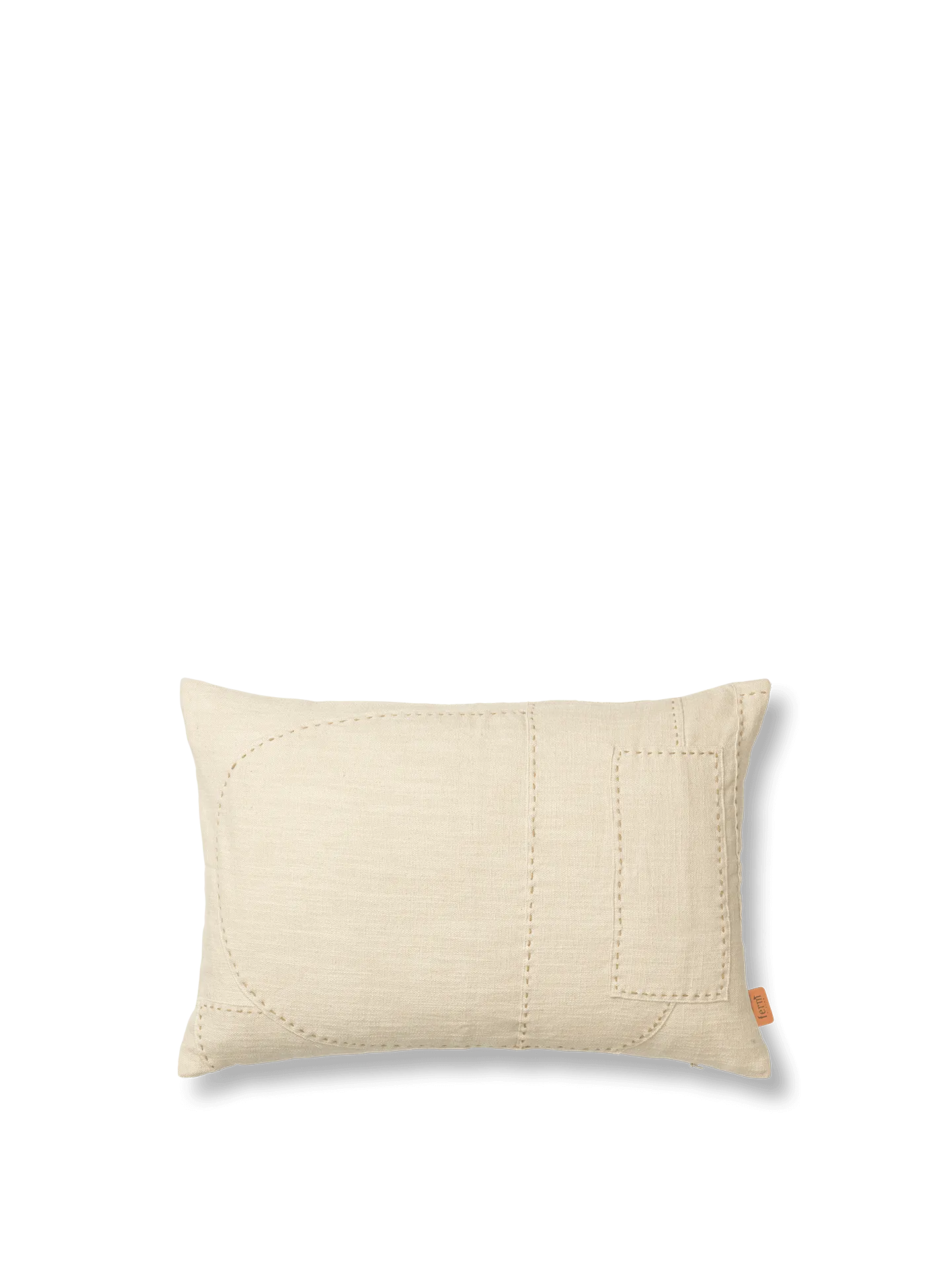 Darn Rectangular Cushion - Natural