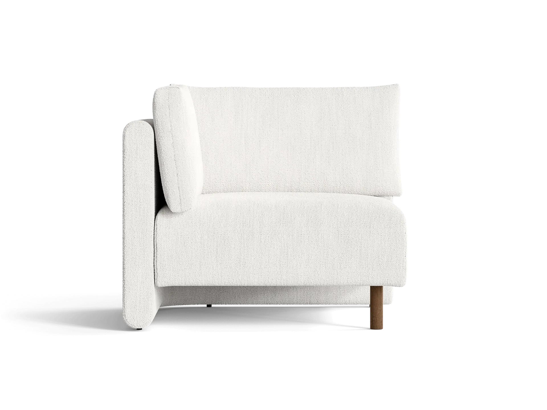 Dase Corner Sofa - Off-white, Bouclé
