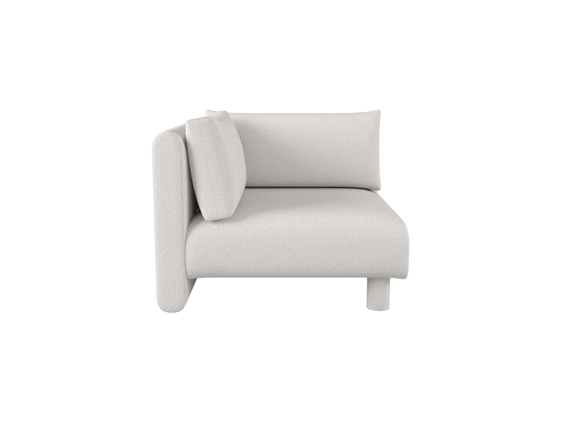Dase Corner Sofa - Off-white, Bouclé