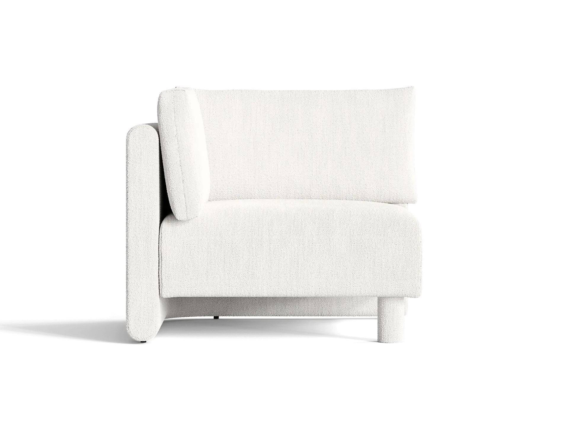 Dase Corner Sofa - Off-white, Bouclé image