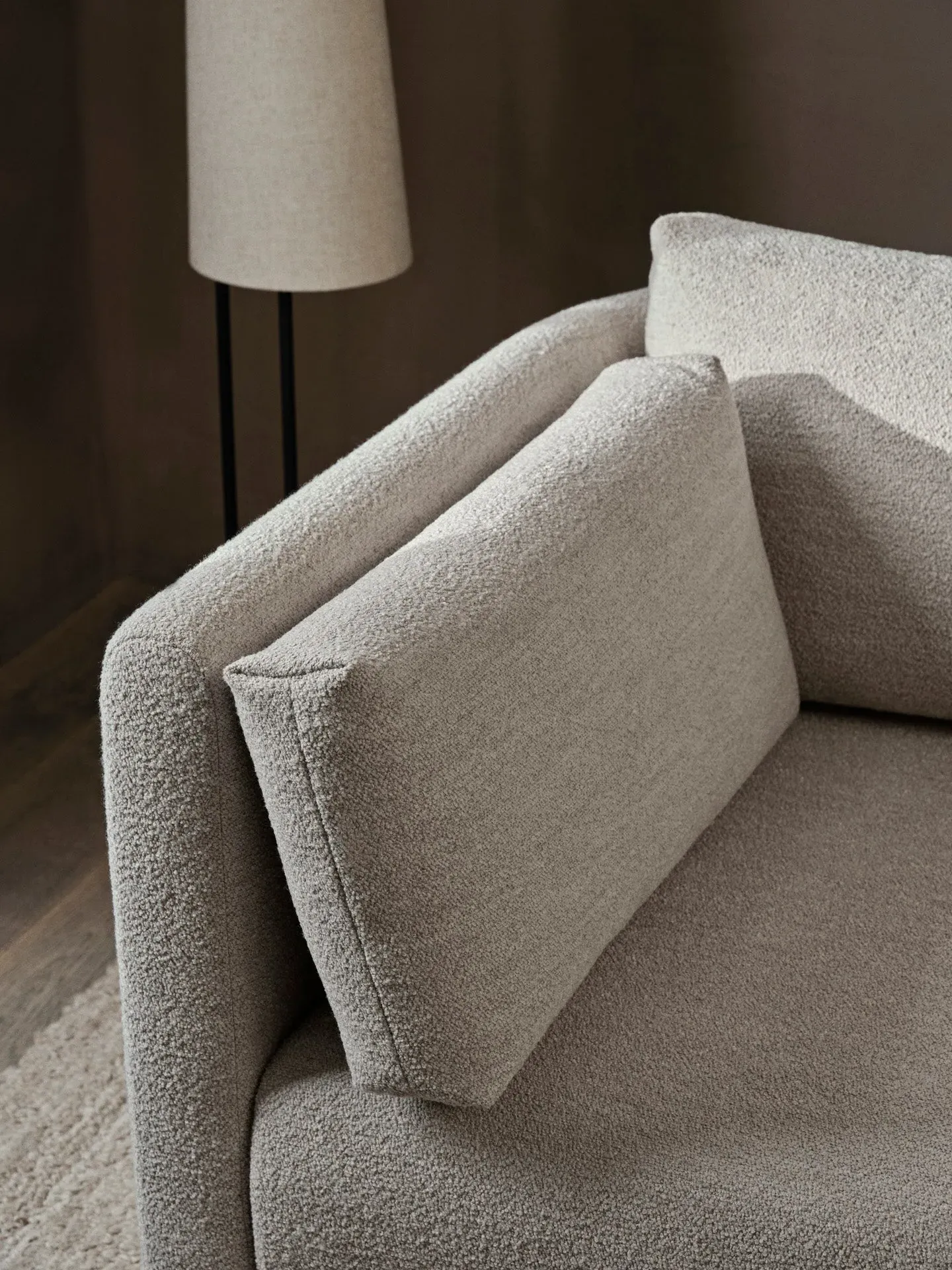 Dase Cushion - Natural, Soft Bouclé