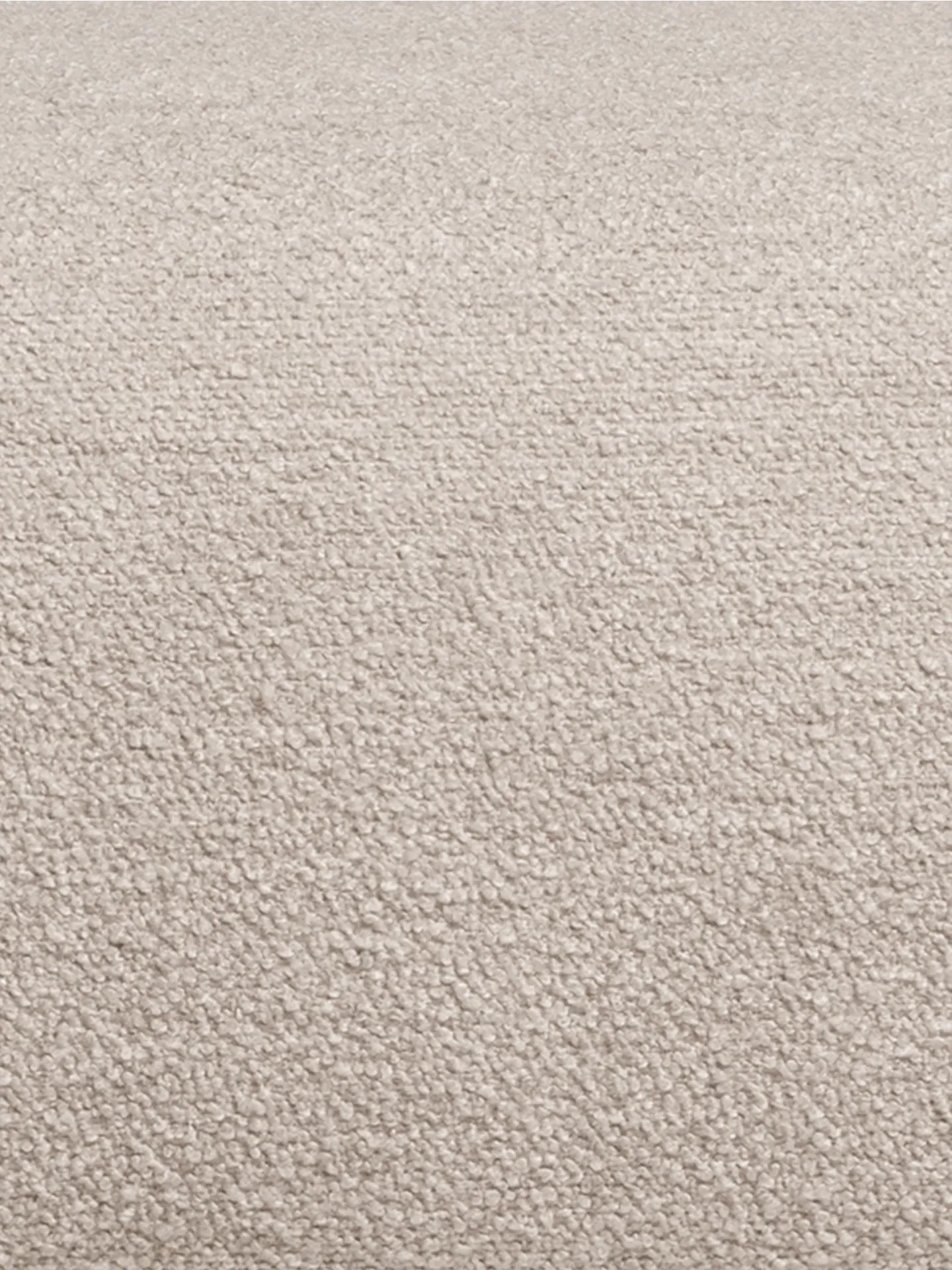 Dase Ottoman - Natural, Soft Bouclé