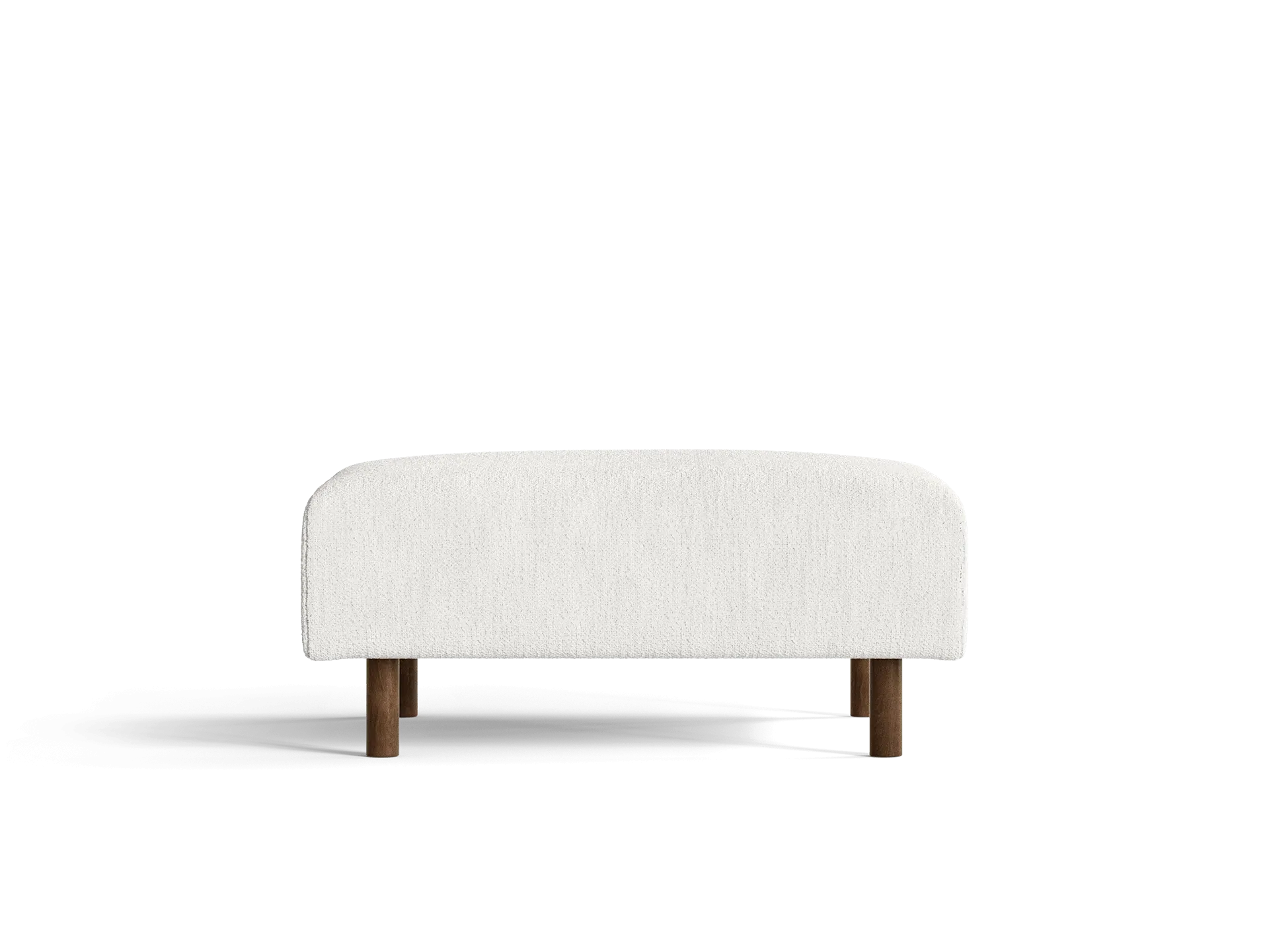 Dase Ottoman - Off-White, Bouclé