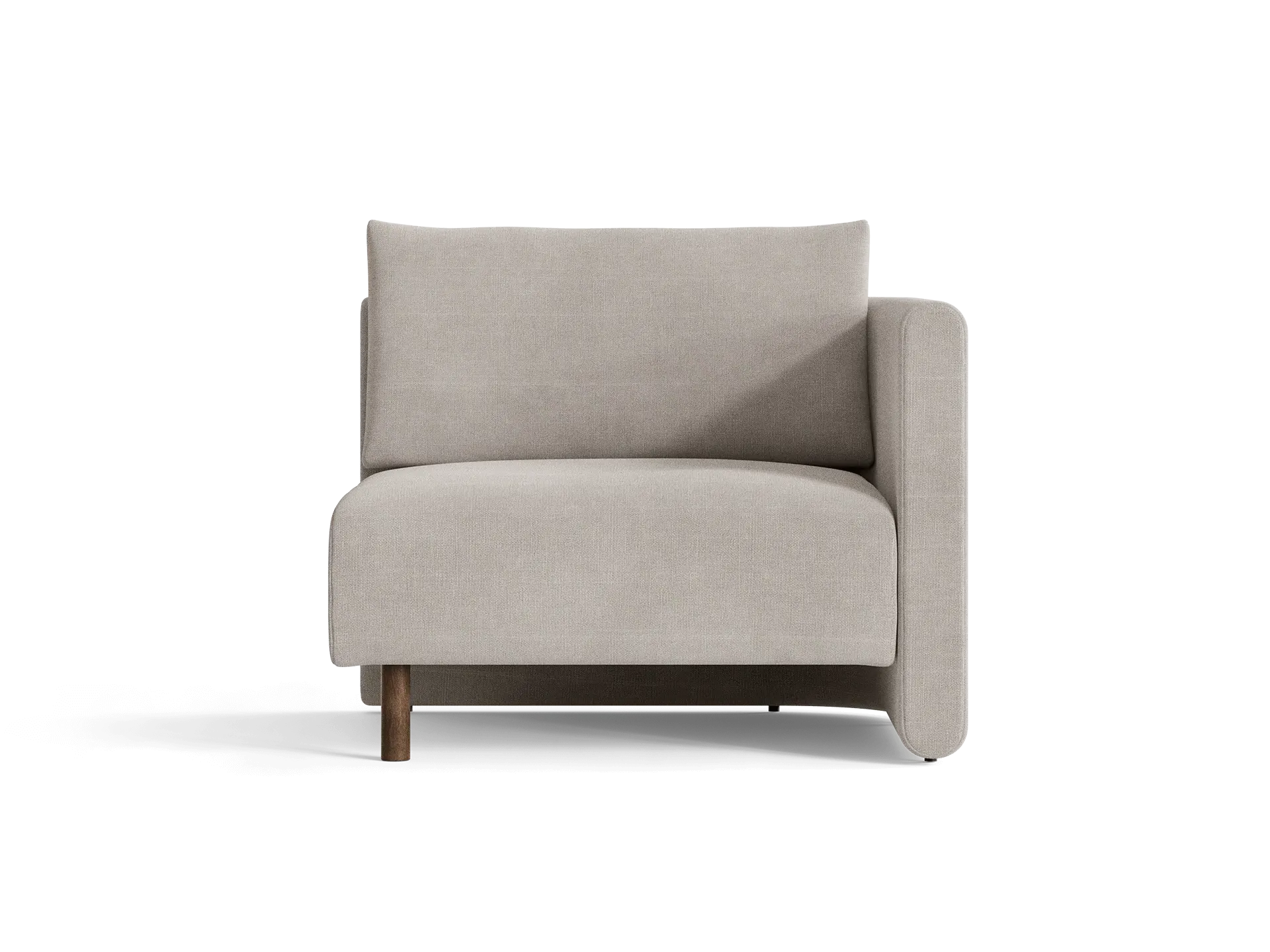 Dase Sofa Armrest Left - Natural, Cotton Linen