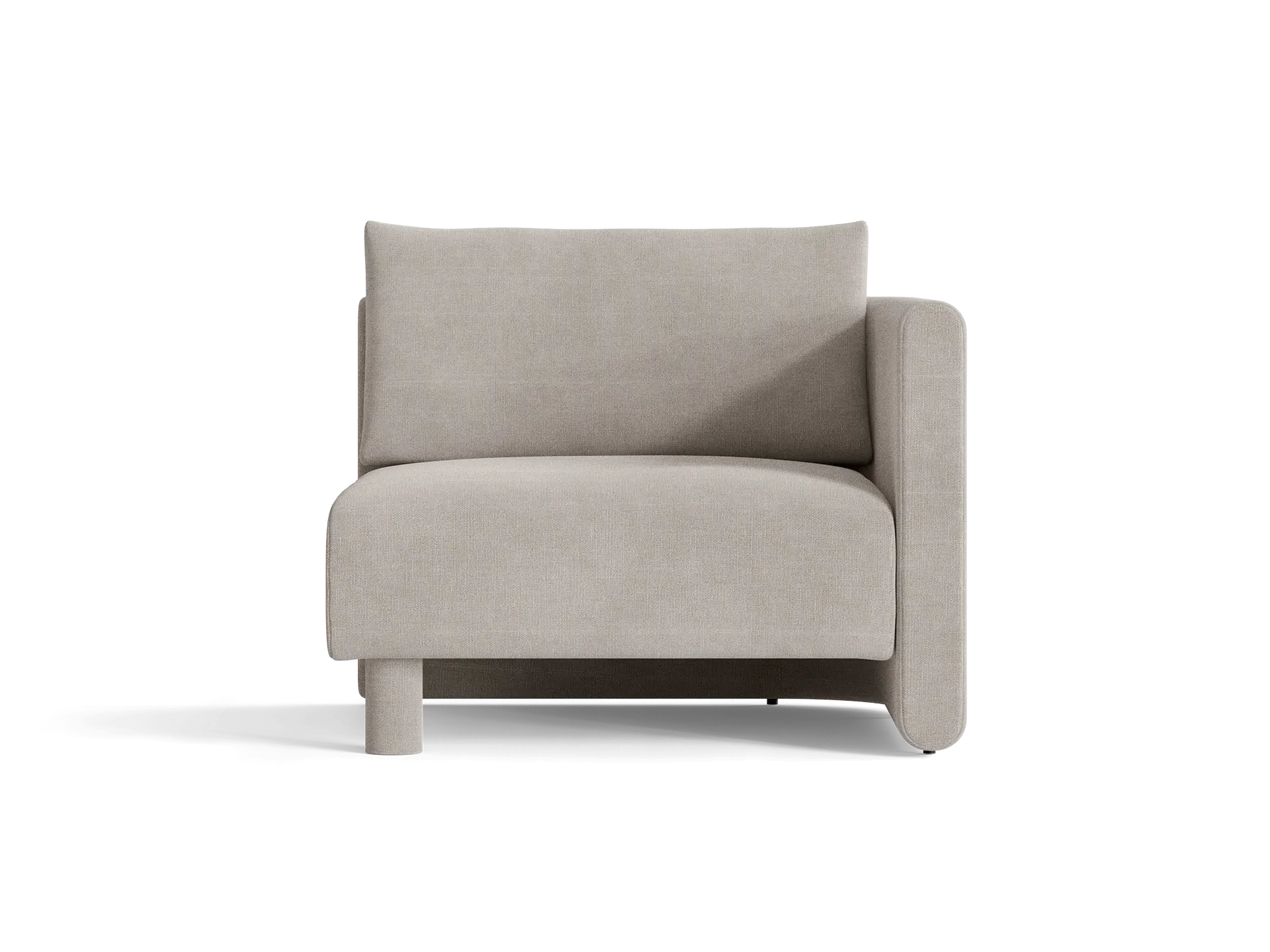 Dase Sofa Armrest Left - Natural, Cotton Linen image