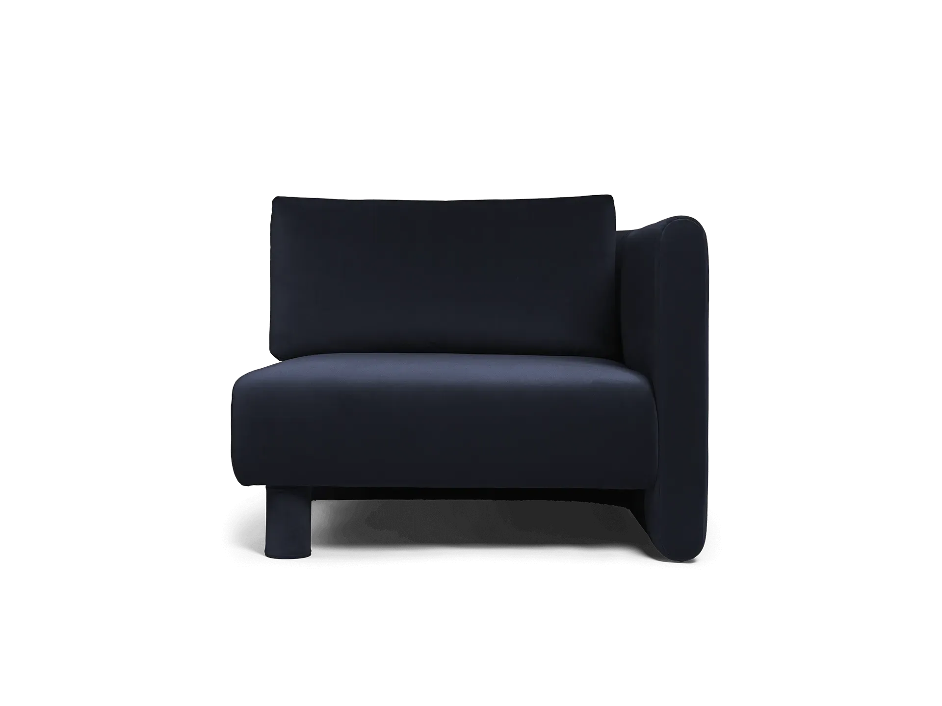 Dase Sofa Armrest Left - Navy, Velvet image