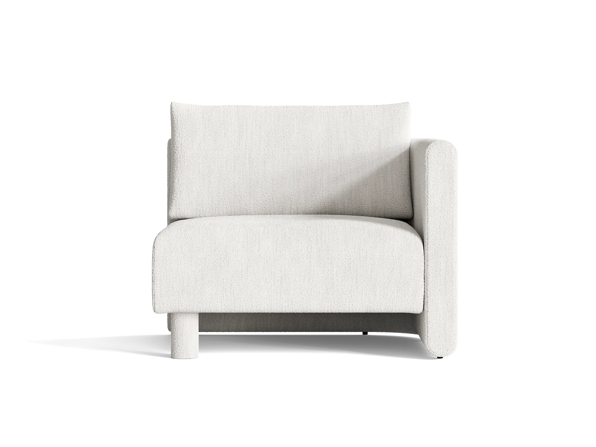 Dase Sofa Armrest Left - Off-white, Bouclé image