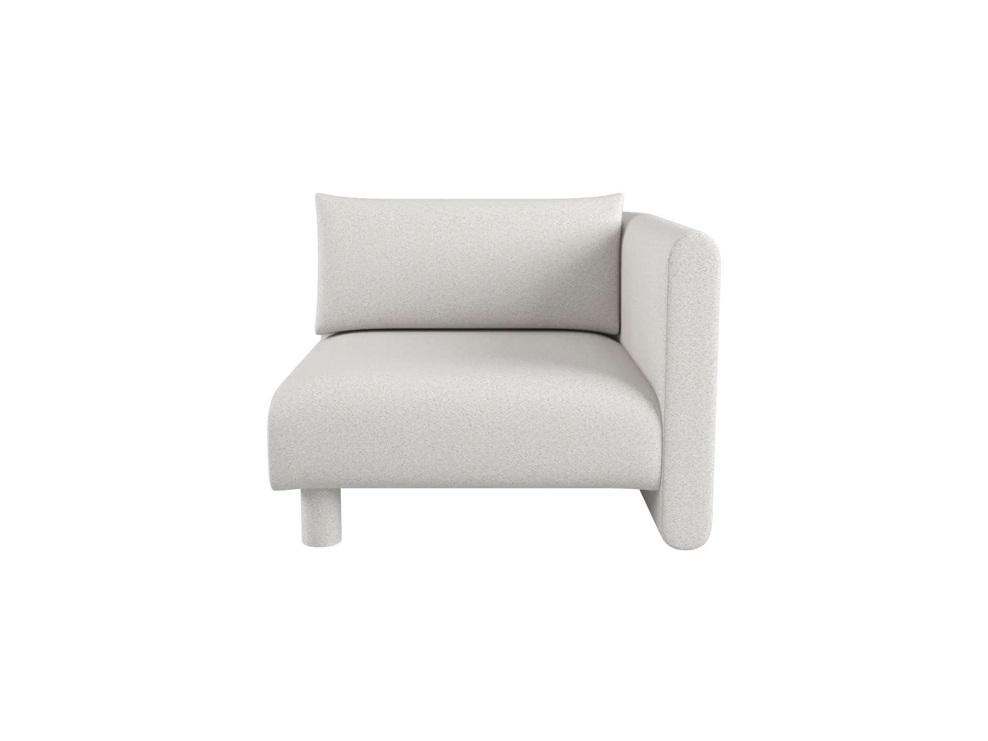 Dase Sofa Armrest Left - Off-white, Bouclé
