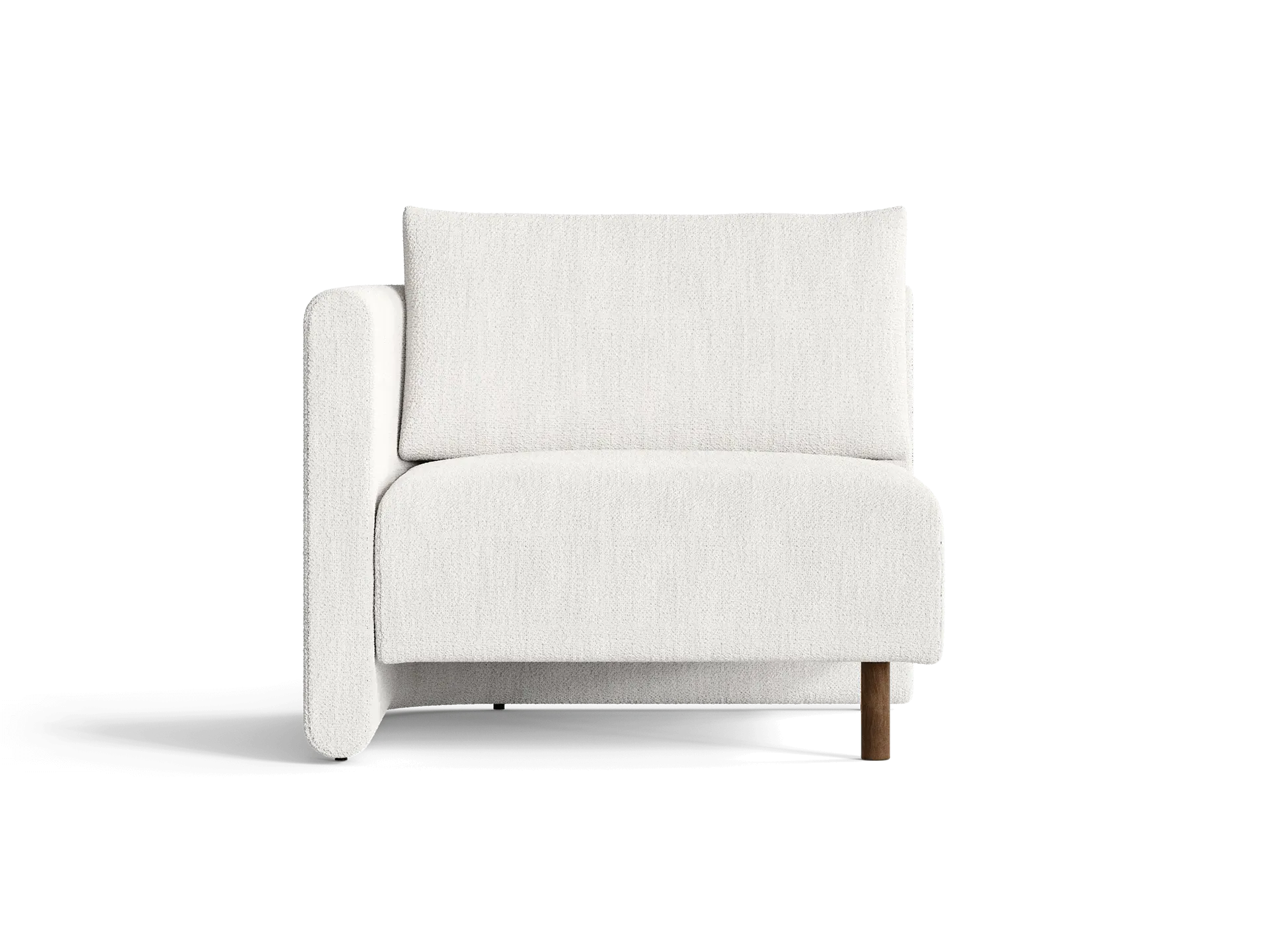 Dase Sofa Armrest Right - Off-white, Bouclé