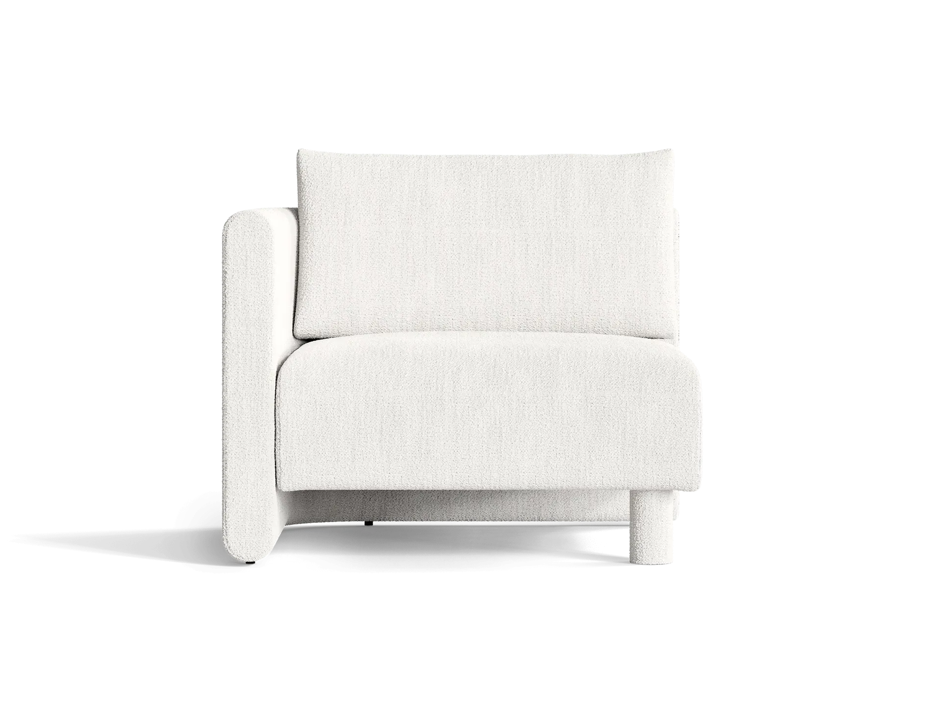 Dase Sofa Armrest Right - Off-white, Bouclé image