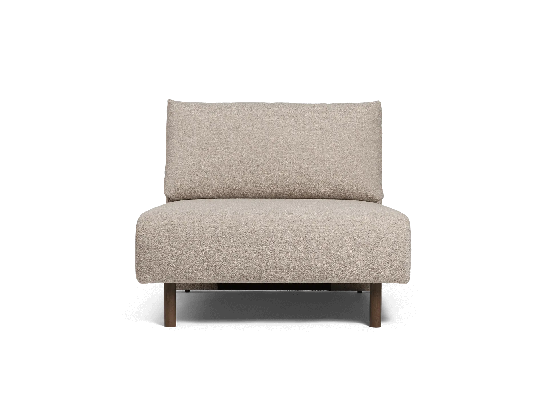 Dase Sofa Center - Natural, Soft Bouclé