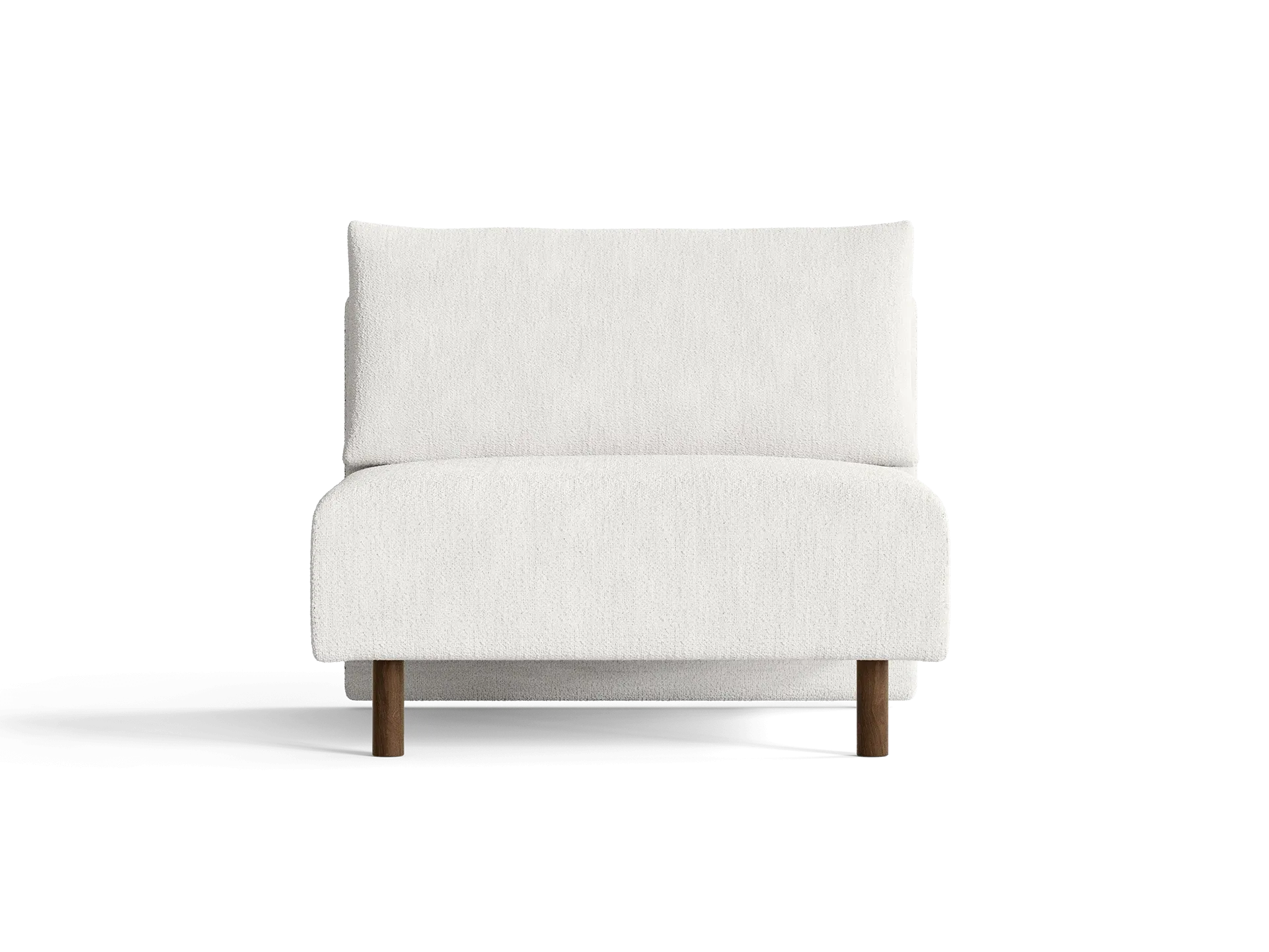 Dase Sofa Center - Off-White, Bouclé
