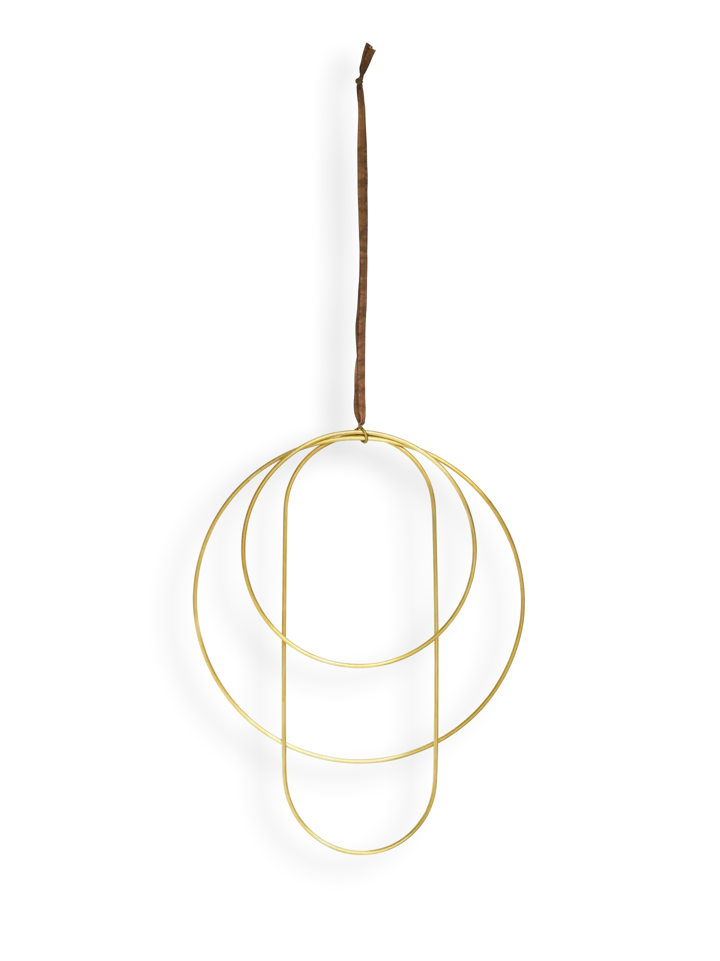 Deco Frames Set of 3 - Brass image