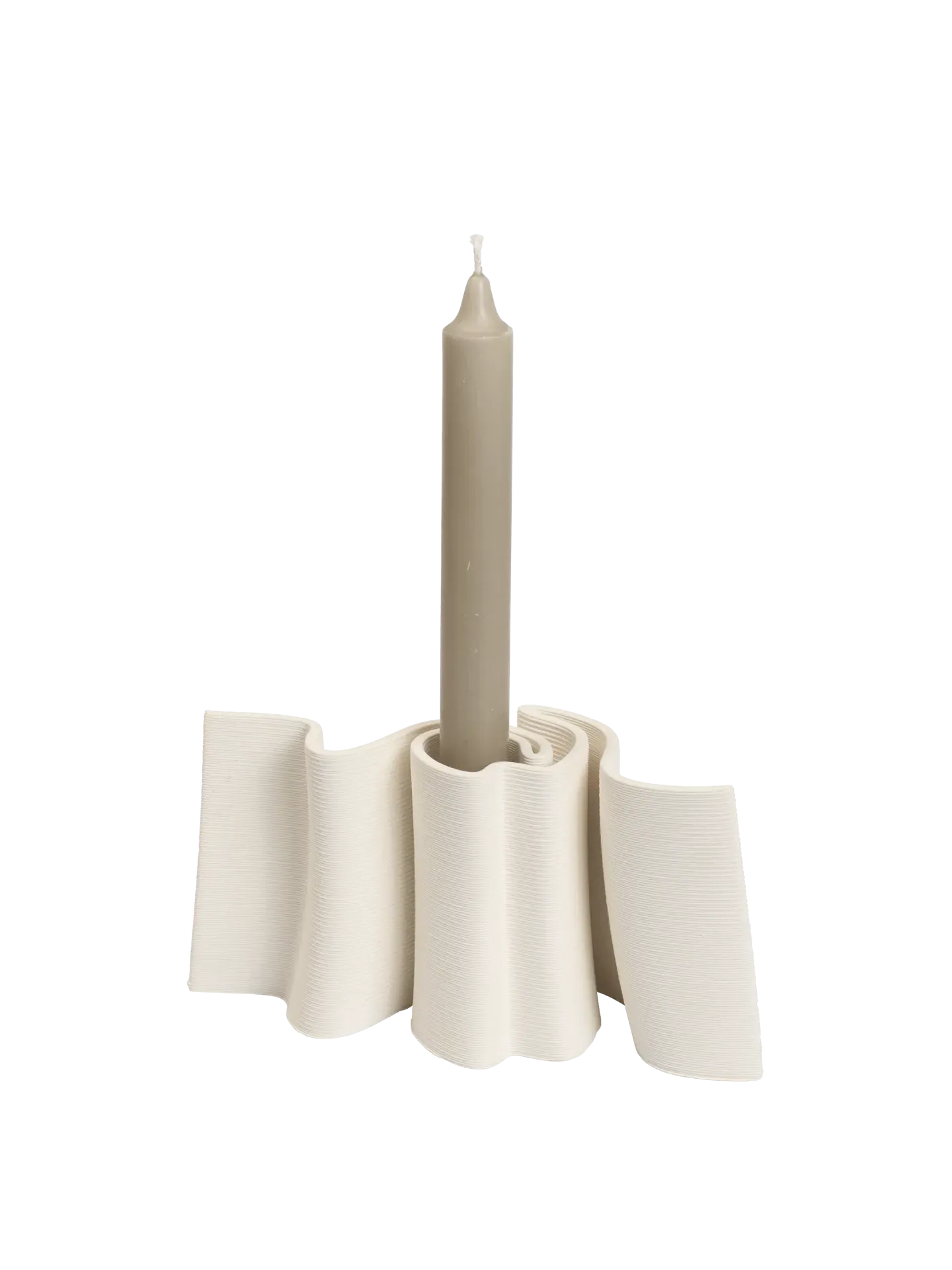 Dedali Candle Holder - Off-White image
