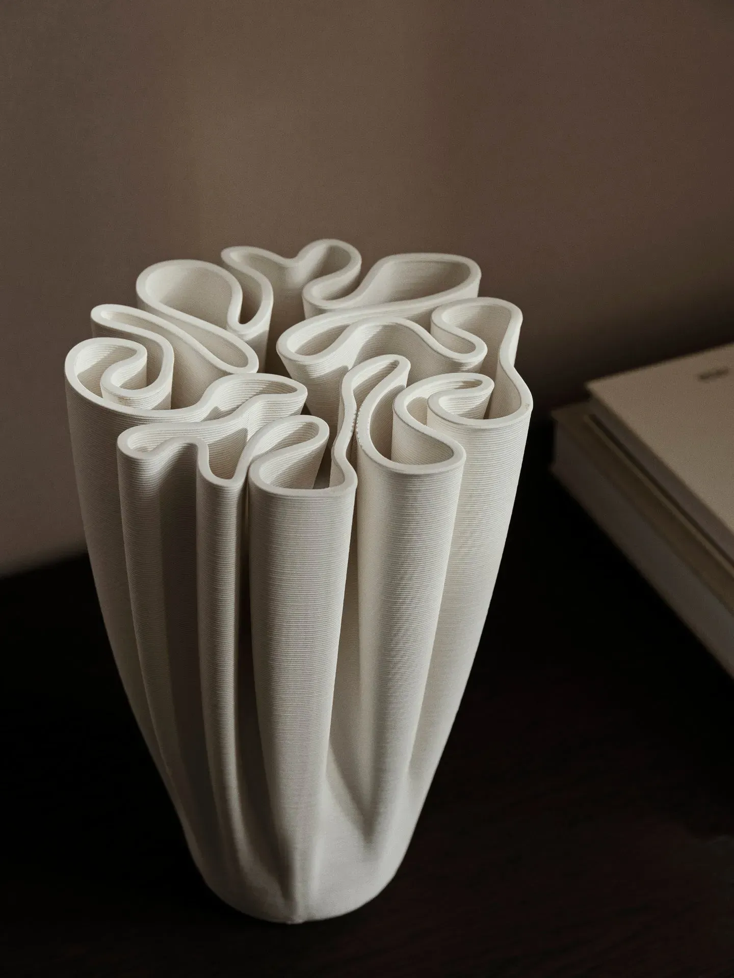 Dedali Large Vase - Off-White