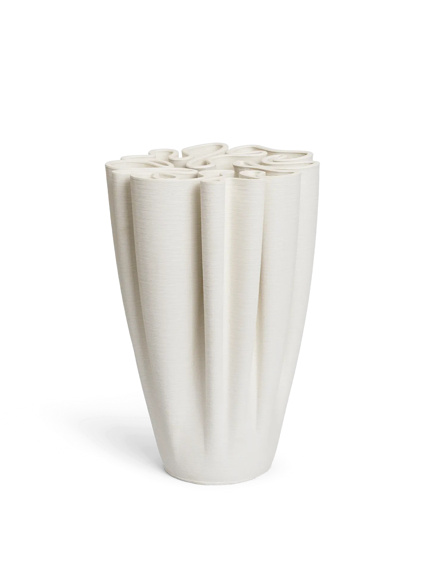 Dedali Large Vase - Off-White