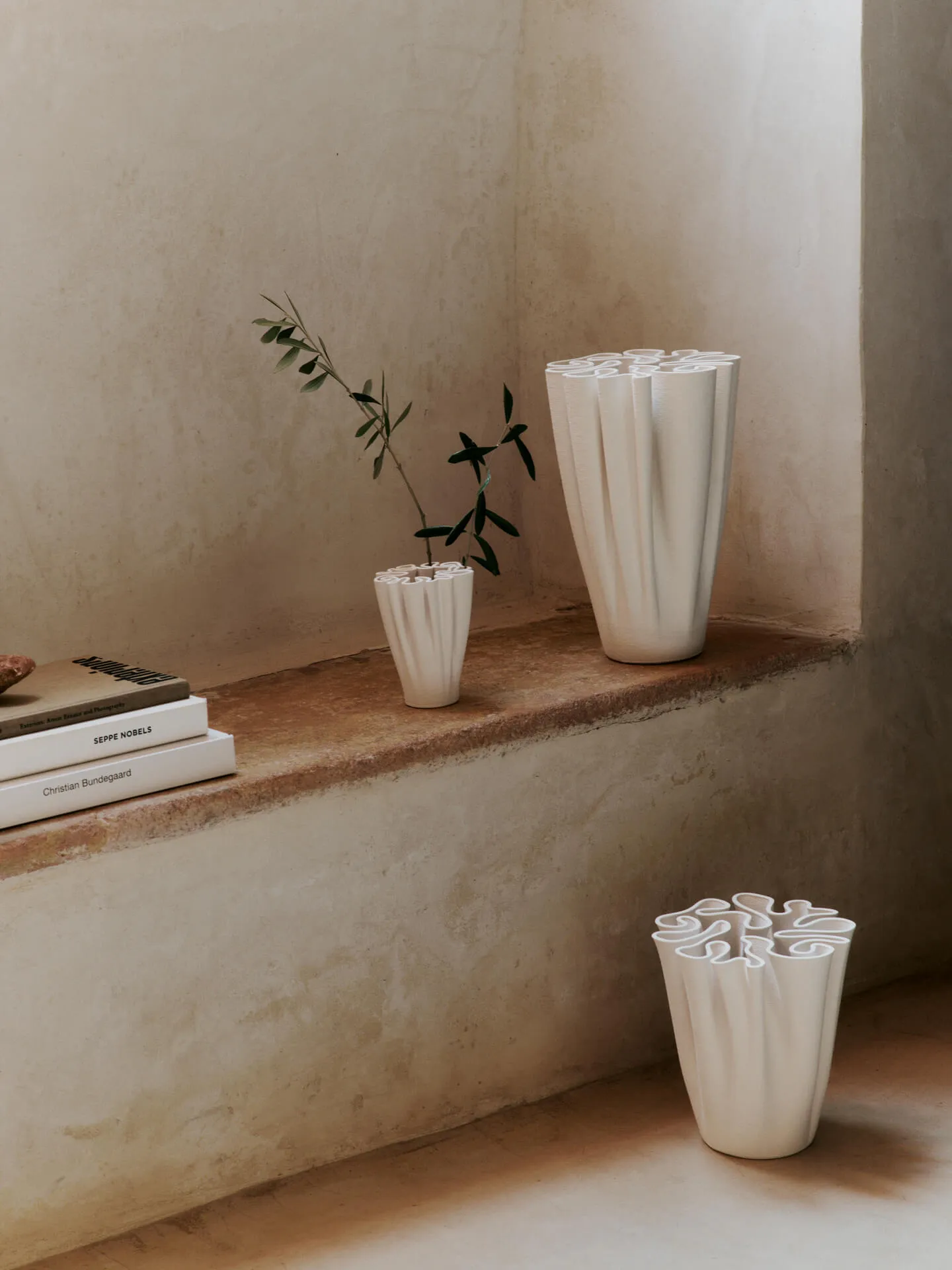 Dedali Small Vase - Off-White alternate view