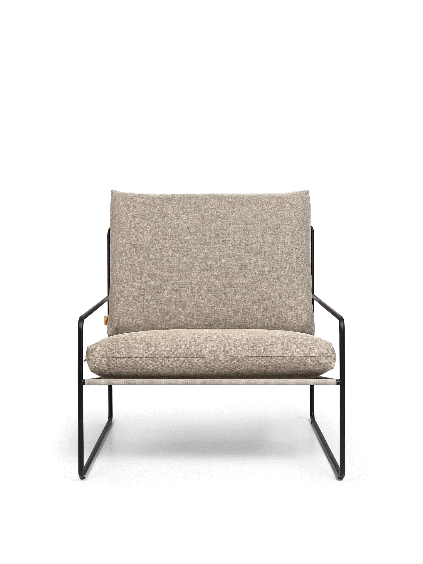 Desert 1-Seater Outdoor Sofa - Black