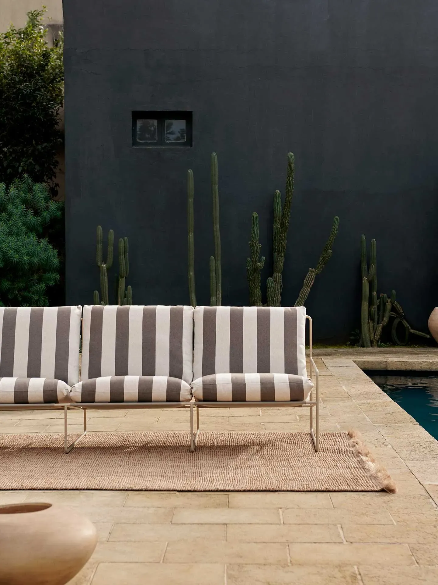 Desert 3-Seater Outdoor Sofa - Cashmere