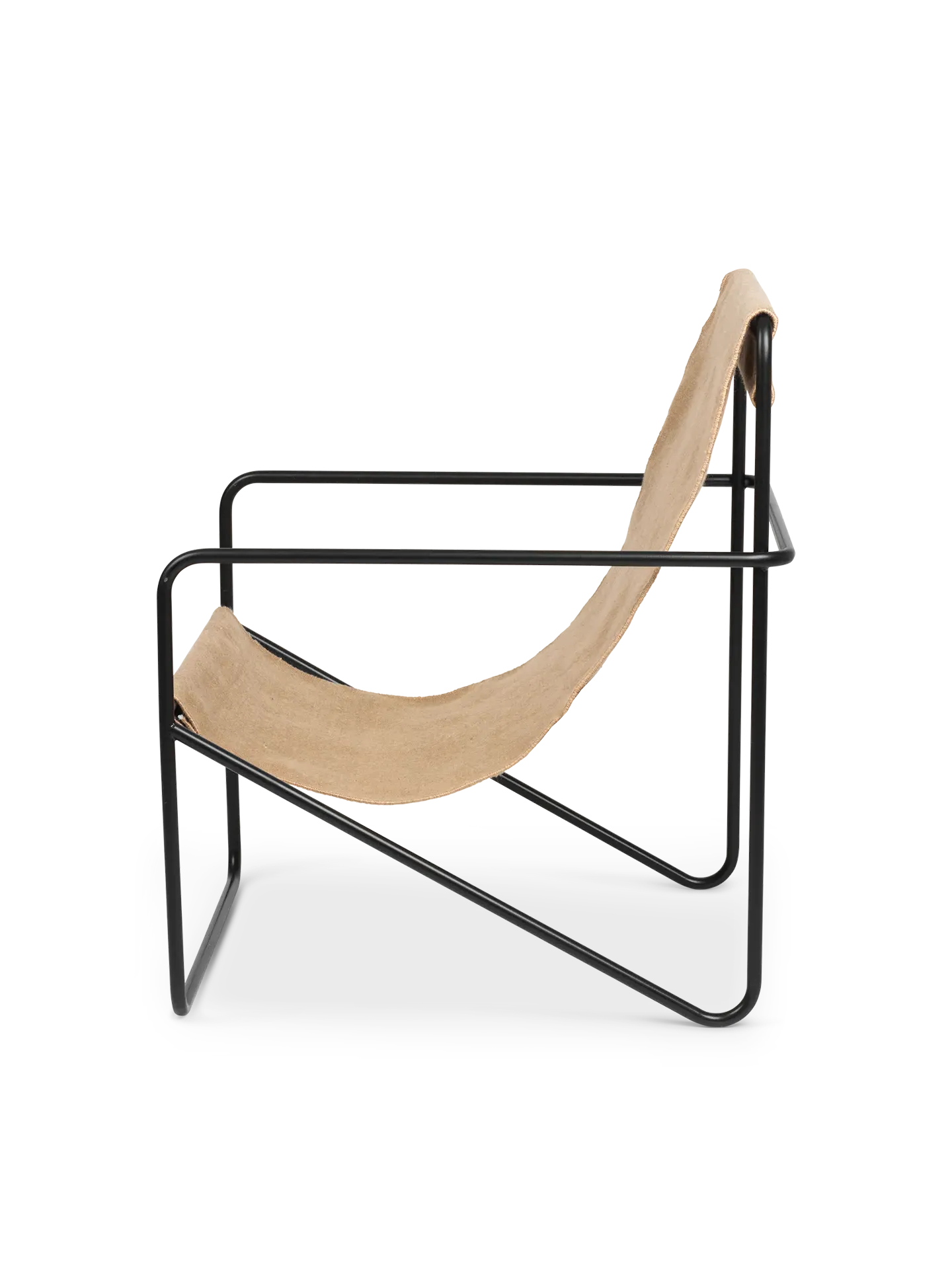 Desert Lounge Chair - Black, Steel