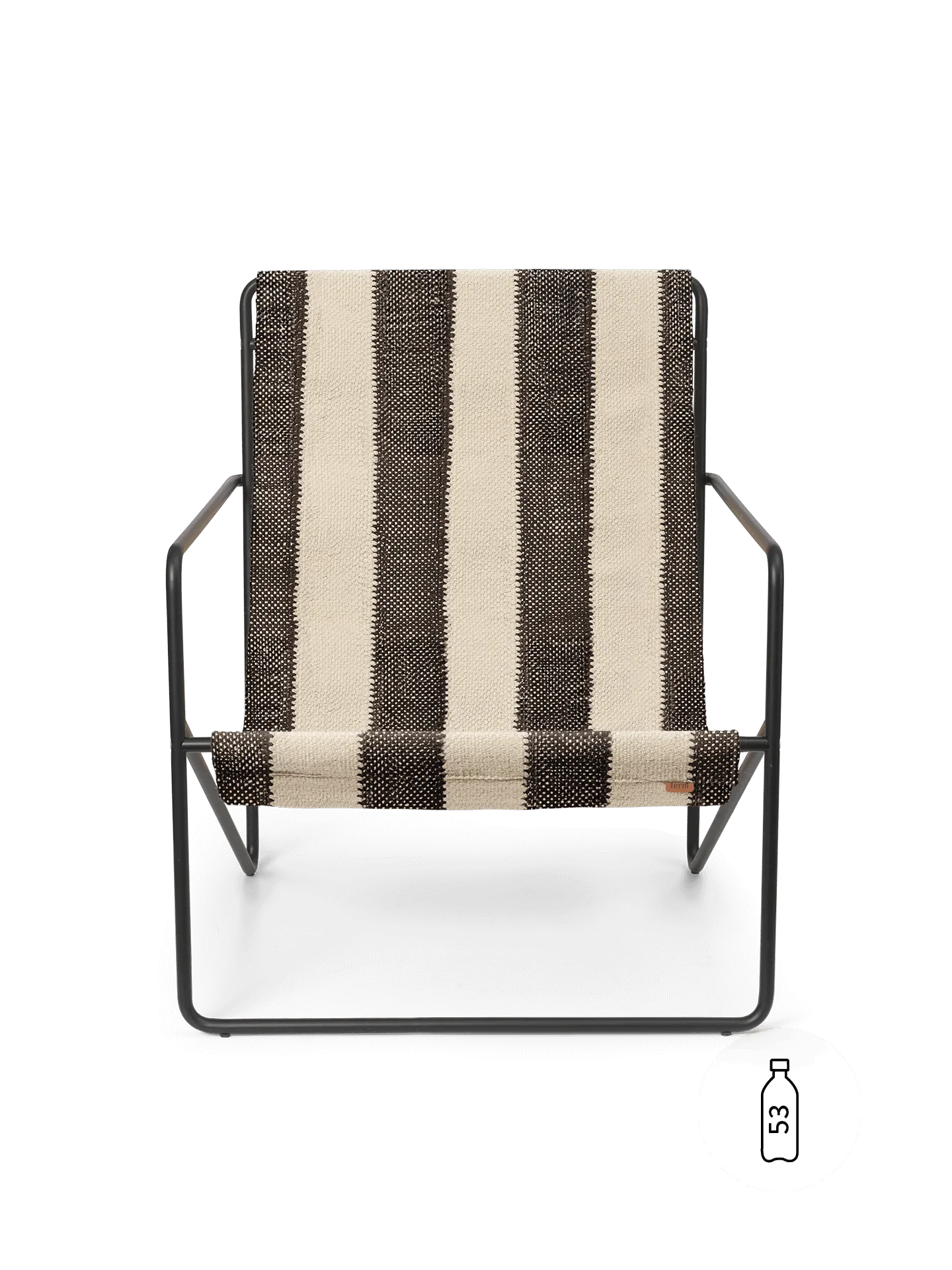 Desert Lounge Chair - Black, Steel