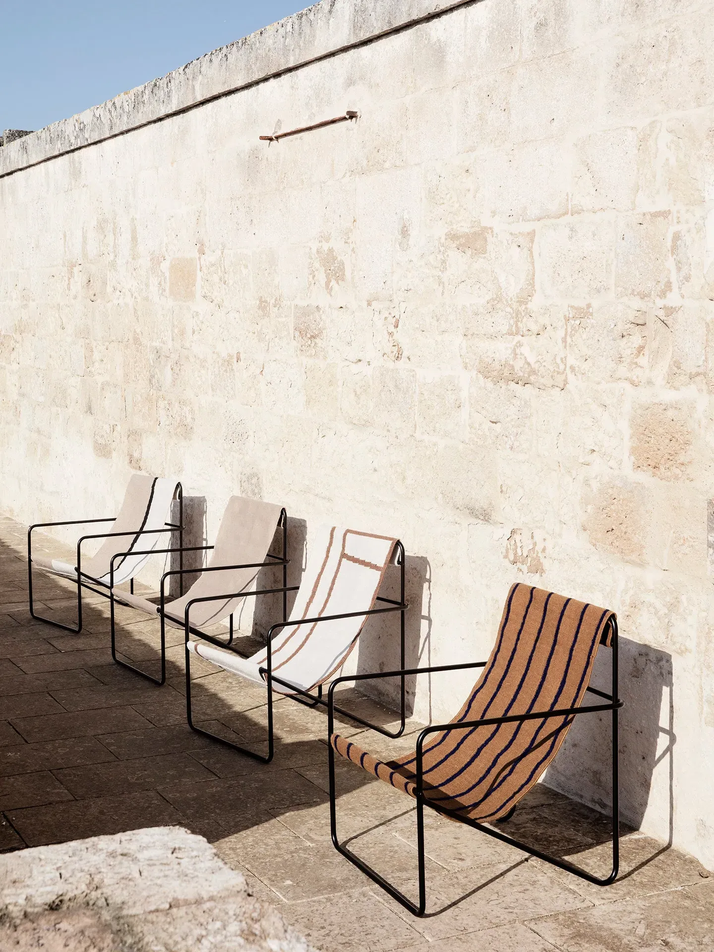 Desert Lounge Chair - Black, Steel