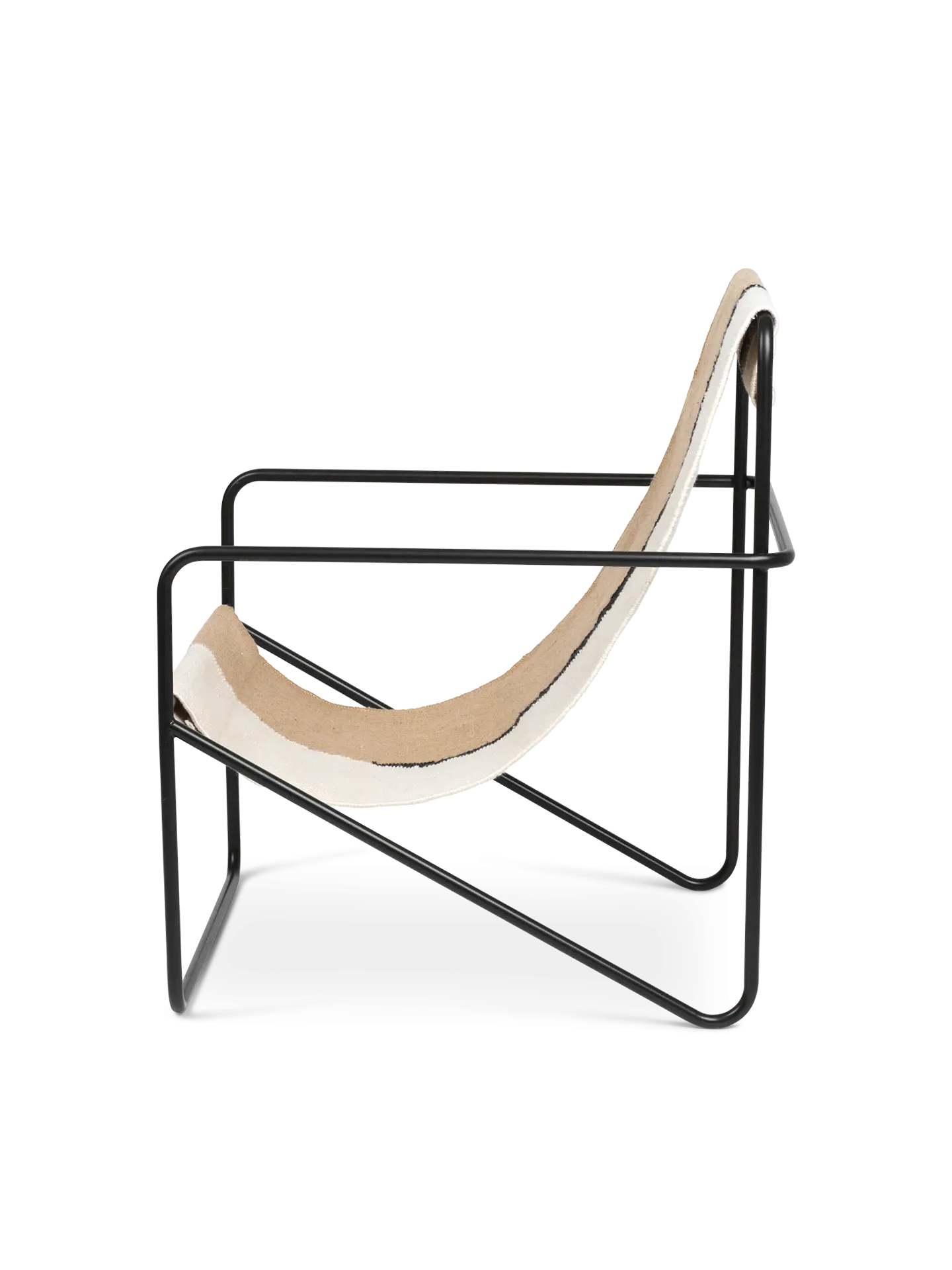 Desert Lounge Chair - Black, Steel