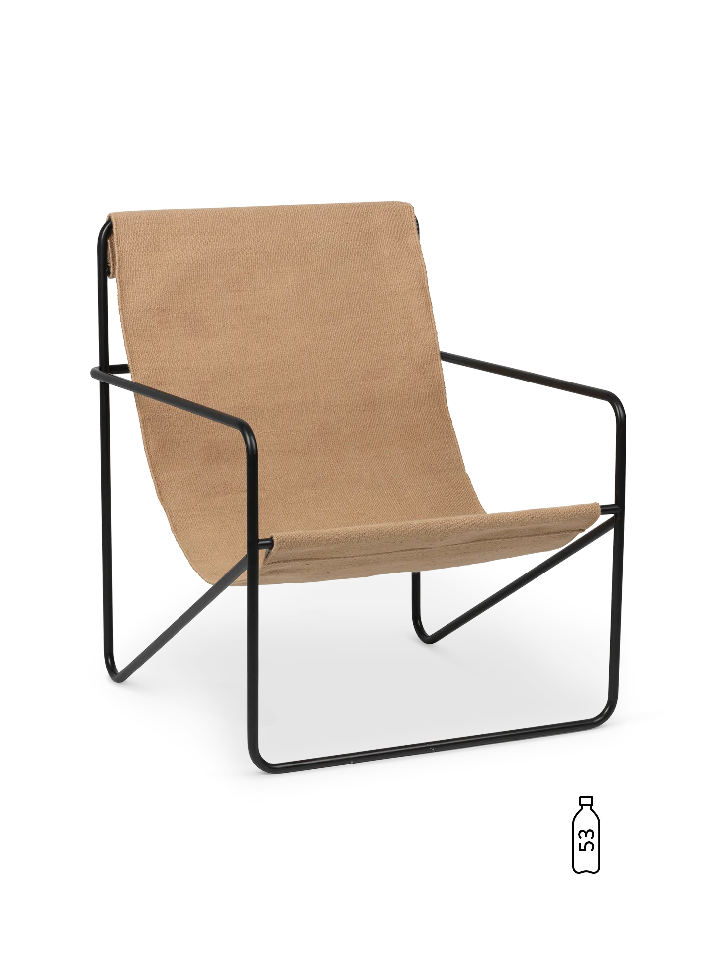 Desert Lounge Chair - Black, Steel image