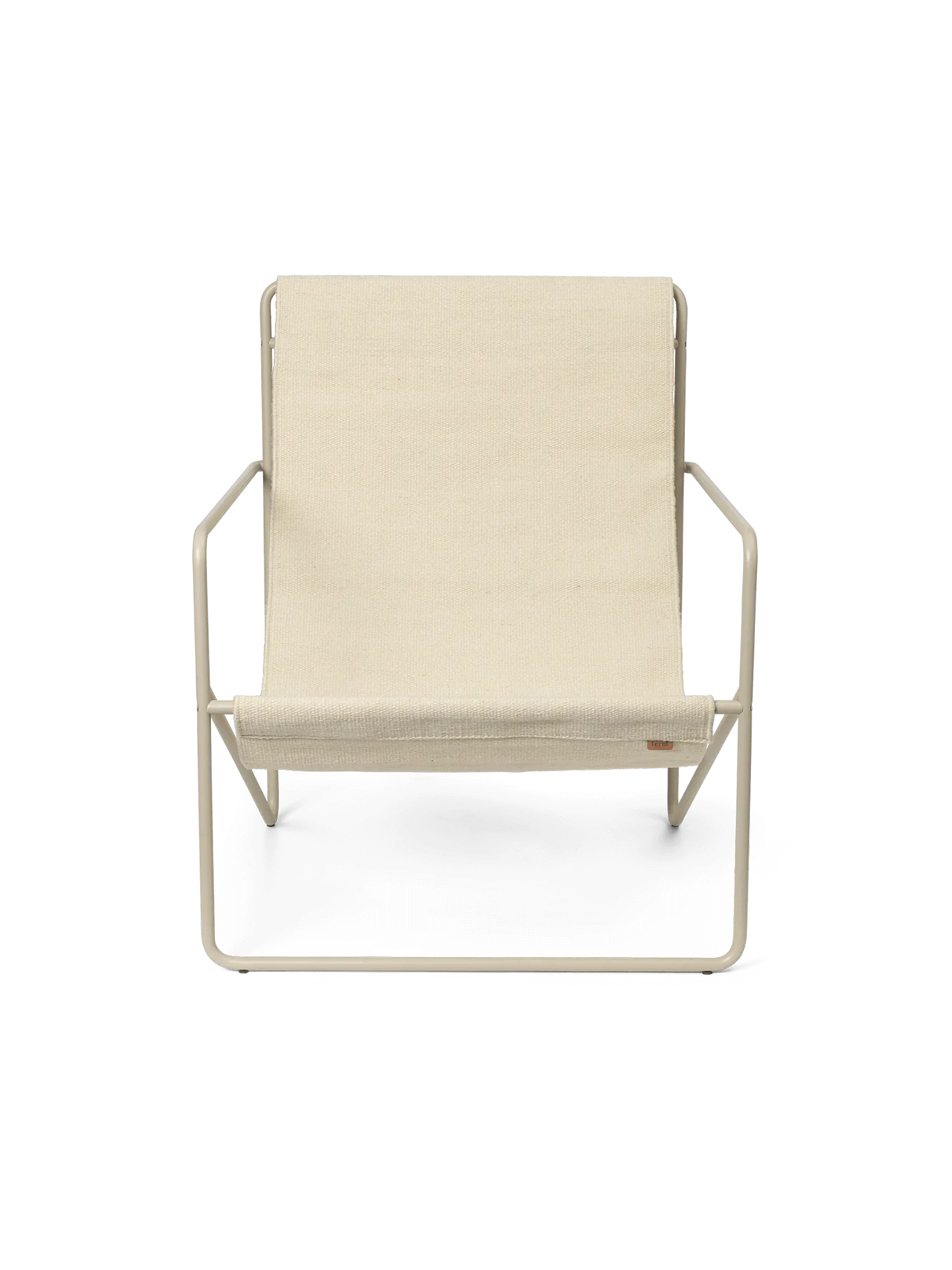 Desert Lounge Chair - Cloud, Steel